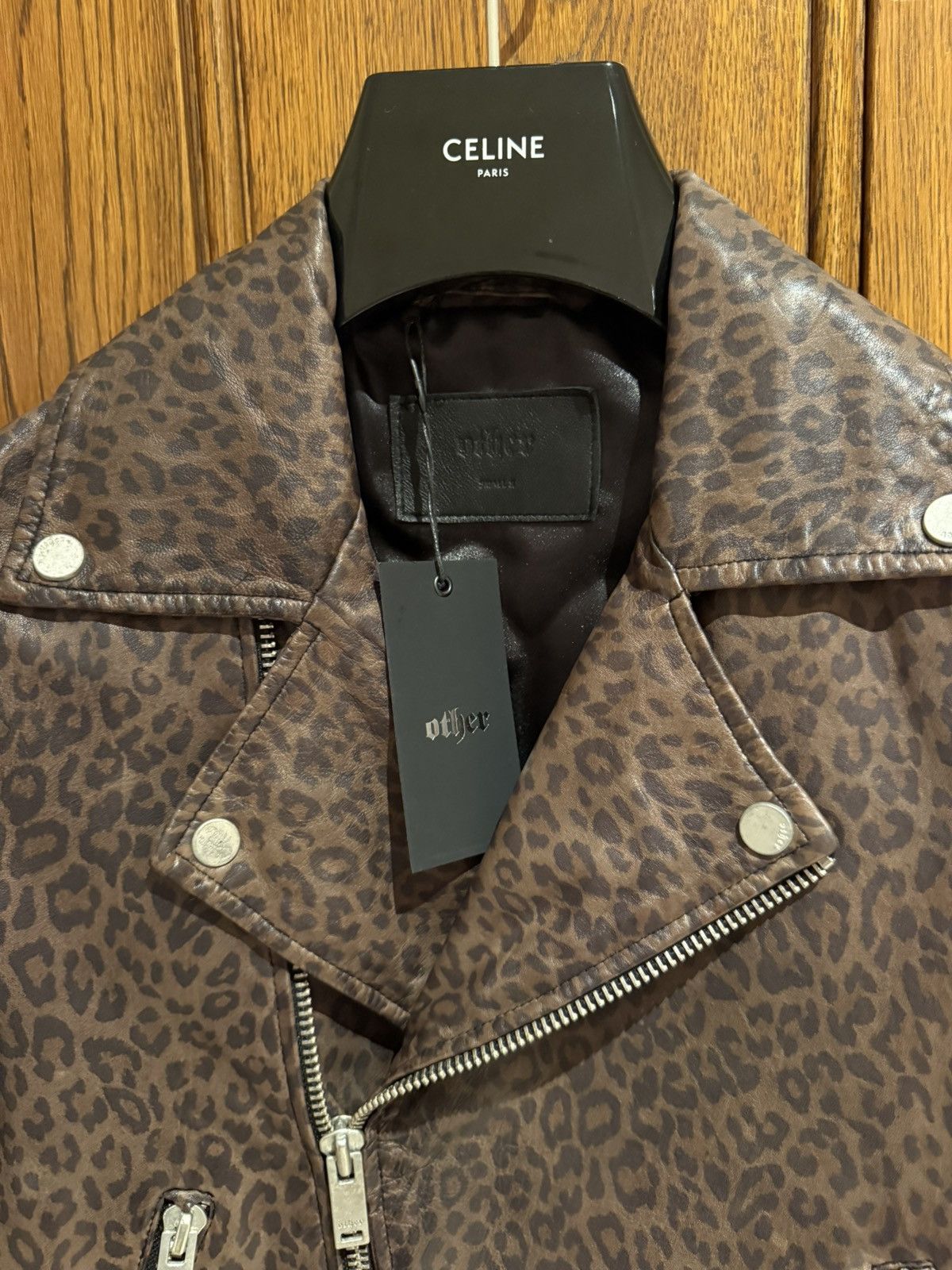 Other UK Other leopard leather biker jacket Small Size US S / EU 44-46 / 1 - 12 Thumbnail