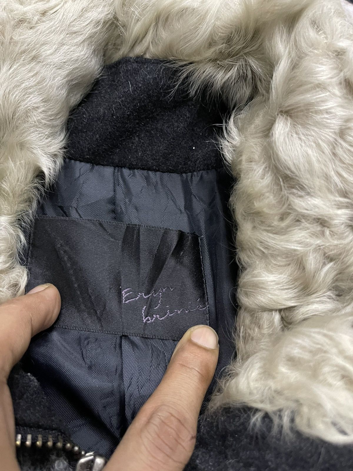 If Six Was Nine 2000s IF SIX WAS NINE STYLE WOOL LONG JACKET FUR COLLAR Size US S / EU 44-46 / 1 - 8 Thumbnail