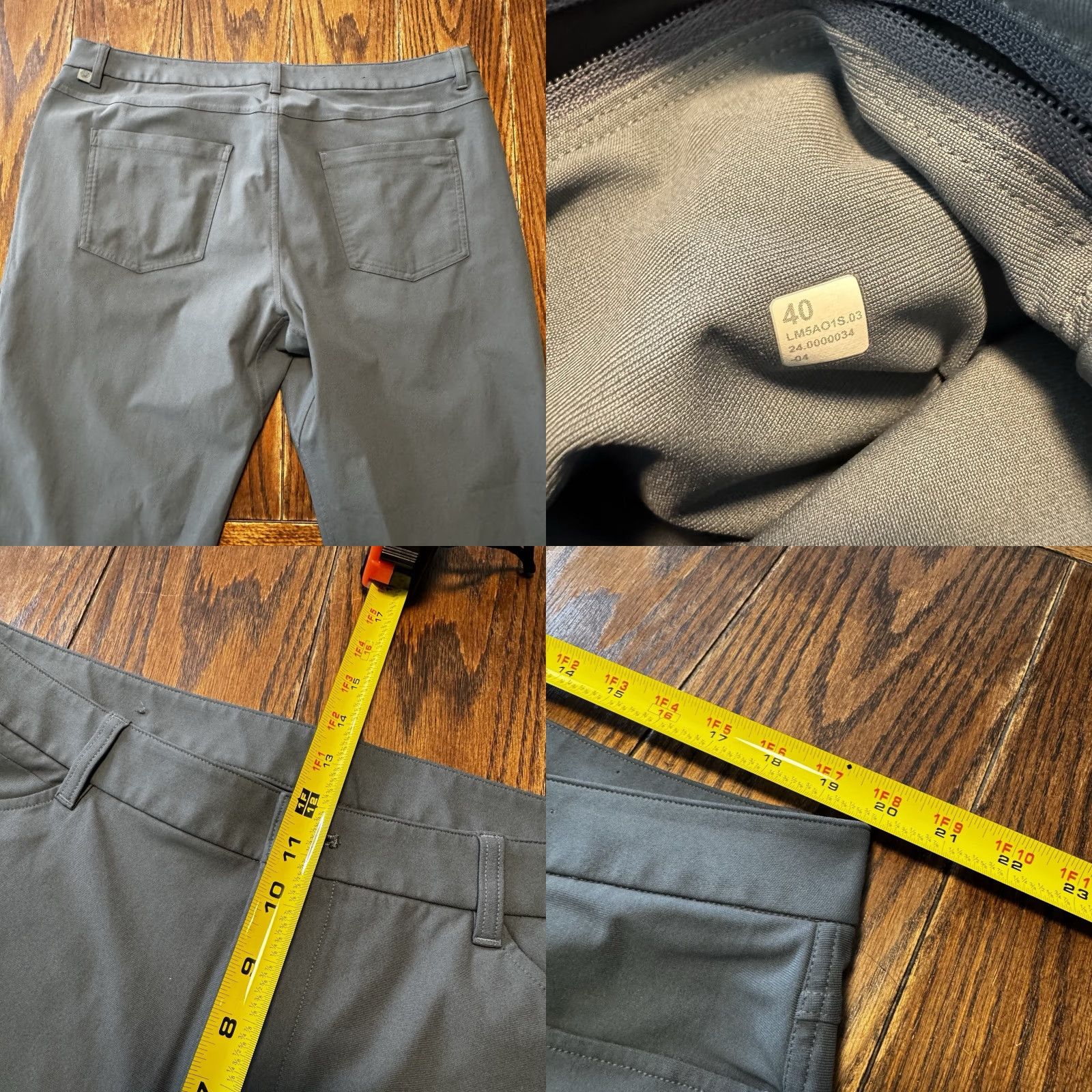Lululemon Lululemon Men’s Blue Pants 40x31 Regular Stretch Zip Pocket Pants Men Blue 40 31 City Classic Golf Hiking Walking Size US 40 / EU 56 - 8 Thumbnail