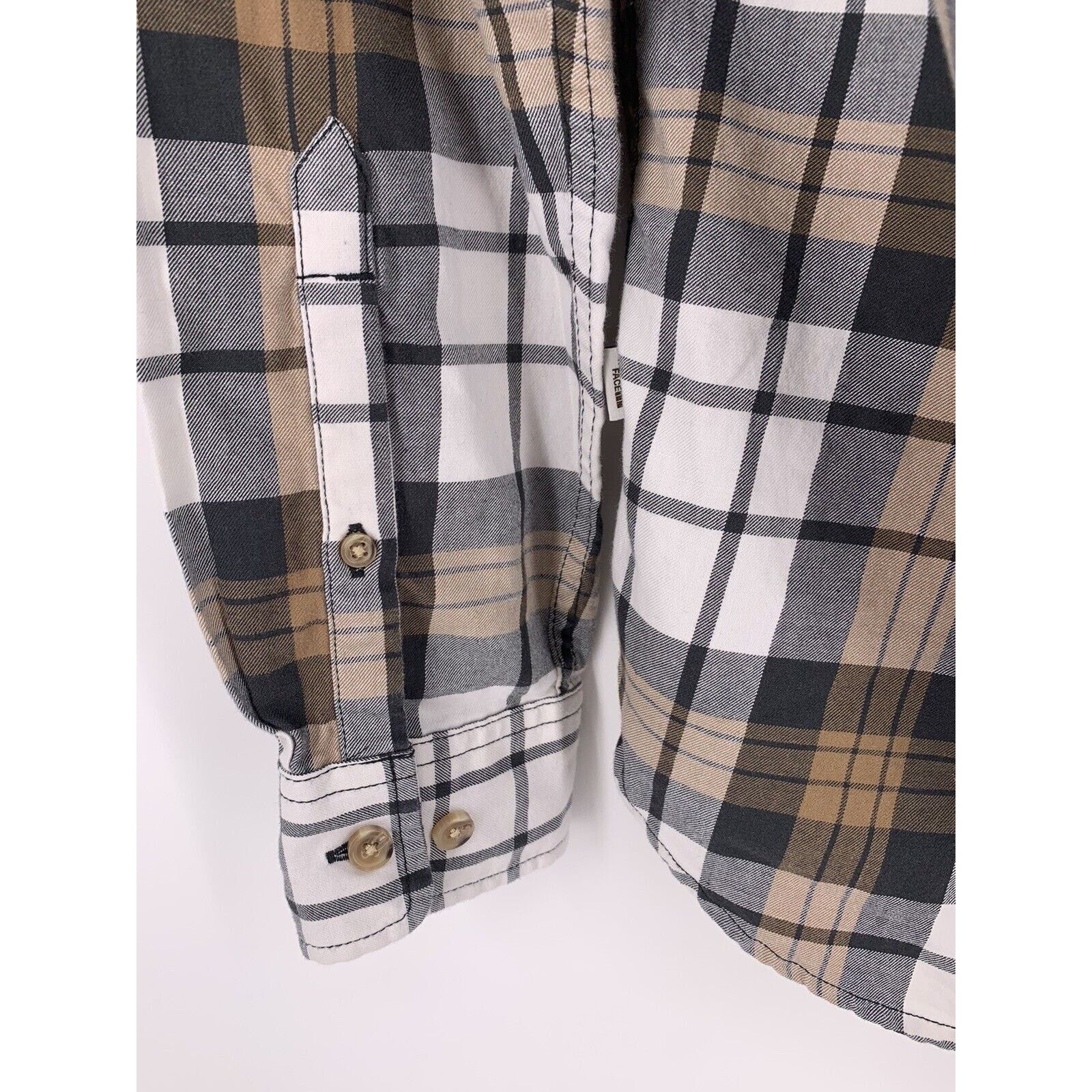 The North Face The North Face Brown Plaid Long Sleeve Shirt With Pocket S Size US S / EU 44-46 / 1 - 4 Thumbnail