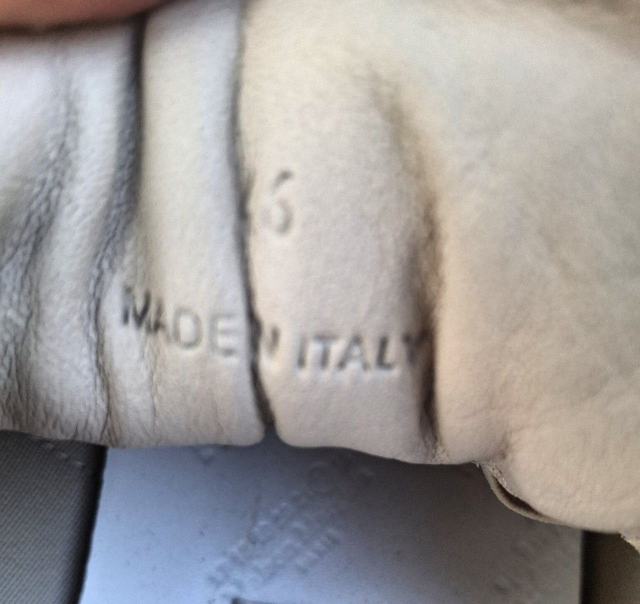 Maison Margiela Maison Margiela Replica Low Top Beige Leather Sneakers Size US 13 / EU 46 - 7 Thumbnail