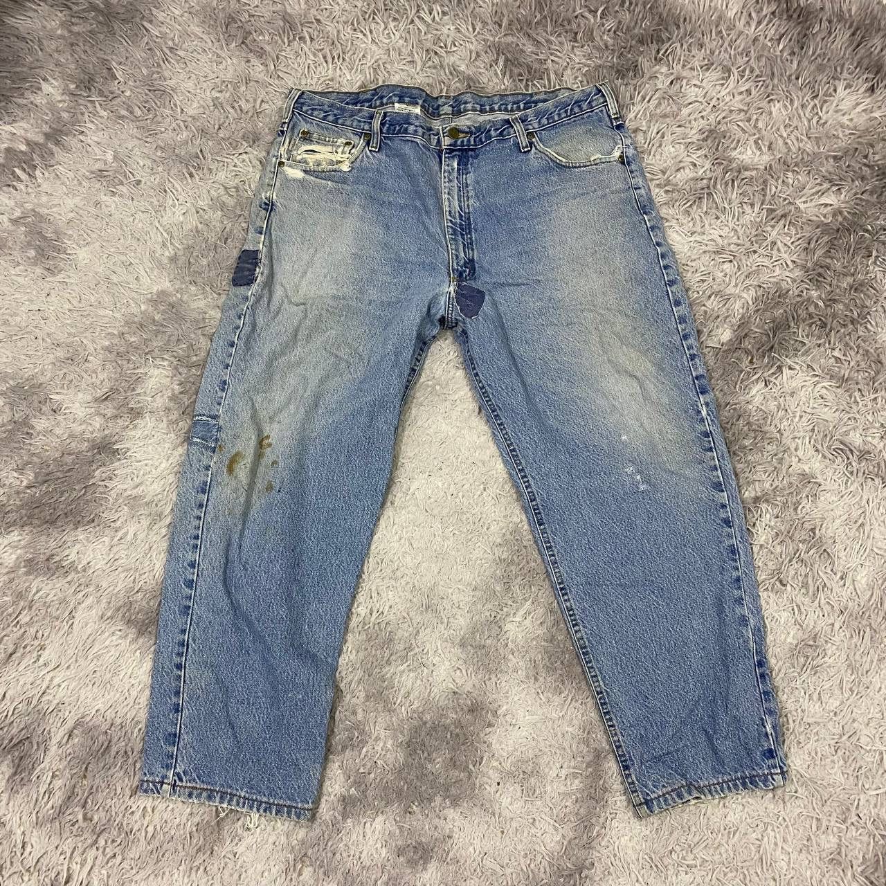 Carhartt Distressed carhartt jeans big size Size US 42 / EU 58 - 1 Thumbnail