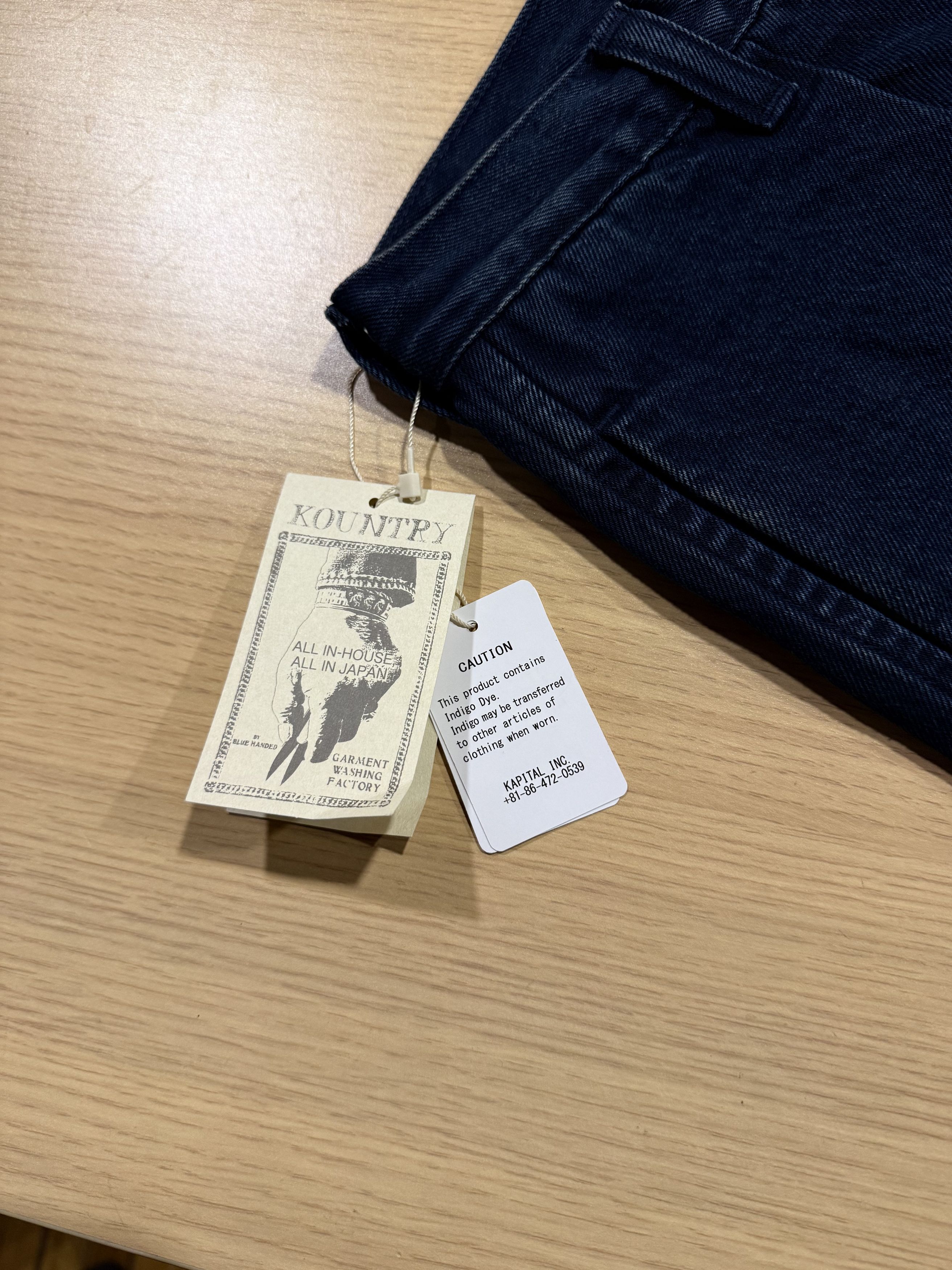 Kapital Kapital IDG×IDG denim shorts (Hütteri make) size 4 Size US 36 / EU 52 - 4 Thumbnail