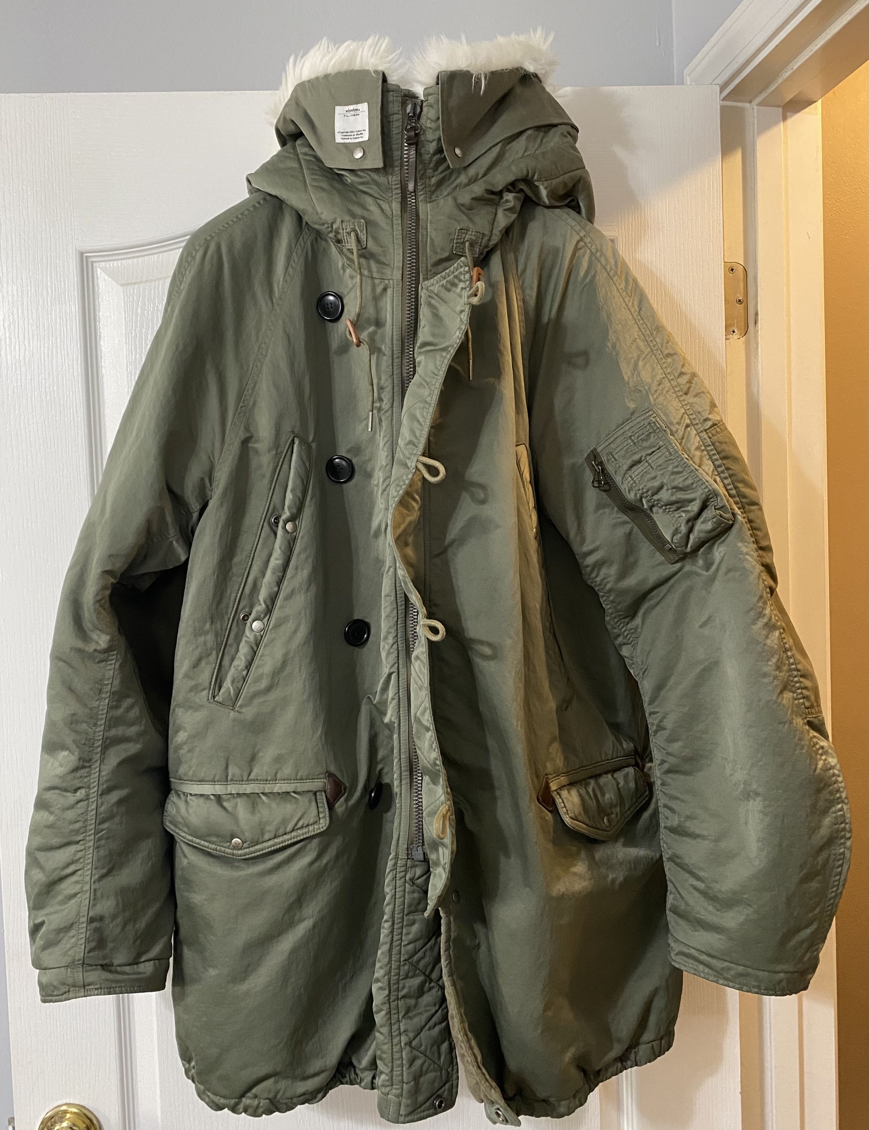 Visvim Valdez Heavy Pile Synthetic Faux Fur Hood Coat Jacket XL XXL Size US XL / EU 56 / 4 - 6 Thumbnail