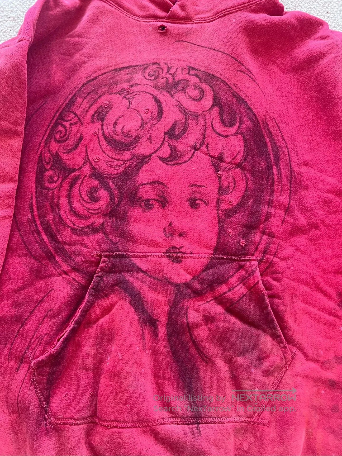 Saint Michael vintage saint michael distressed graphic hoodie. Size US M / EU 48-50 / 2 - 4 Thumbnail