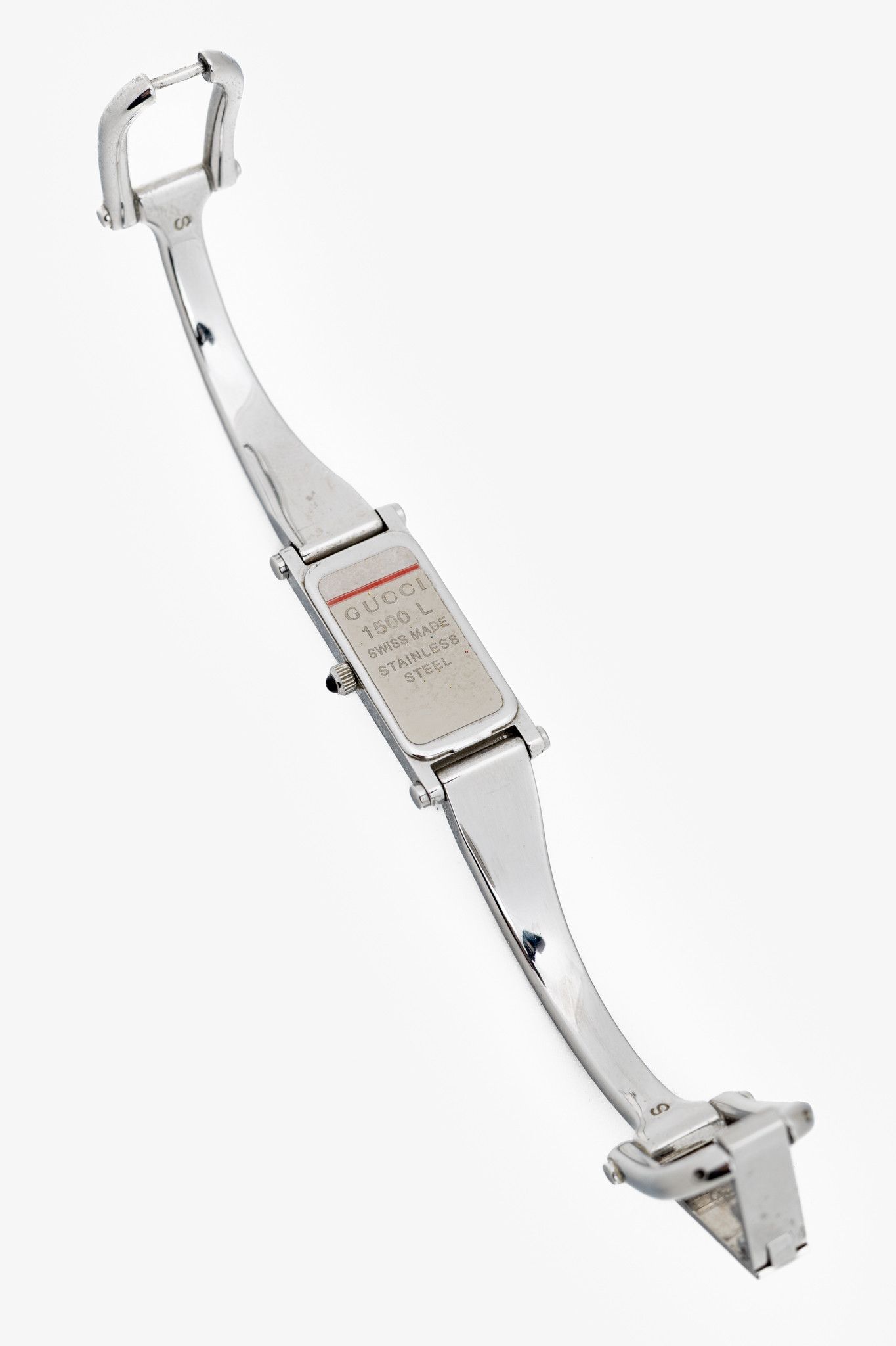 Gucci Gucci 1500L Stainless Steel Rectangle-Face Bangle Watch Size ONE SIZE - 2 Thumbnail