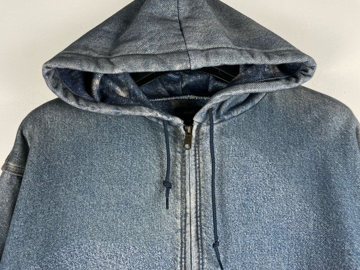 Beams Japan Beams Japan Original Knit Like Denim Hoodie Size US M / EU 48-50 / 2 - 8 Thumbnail
