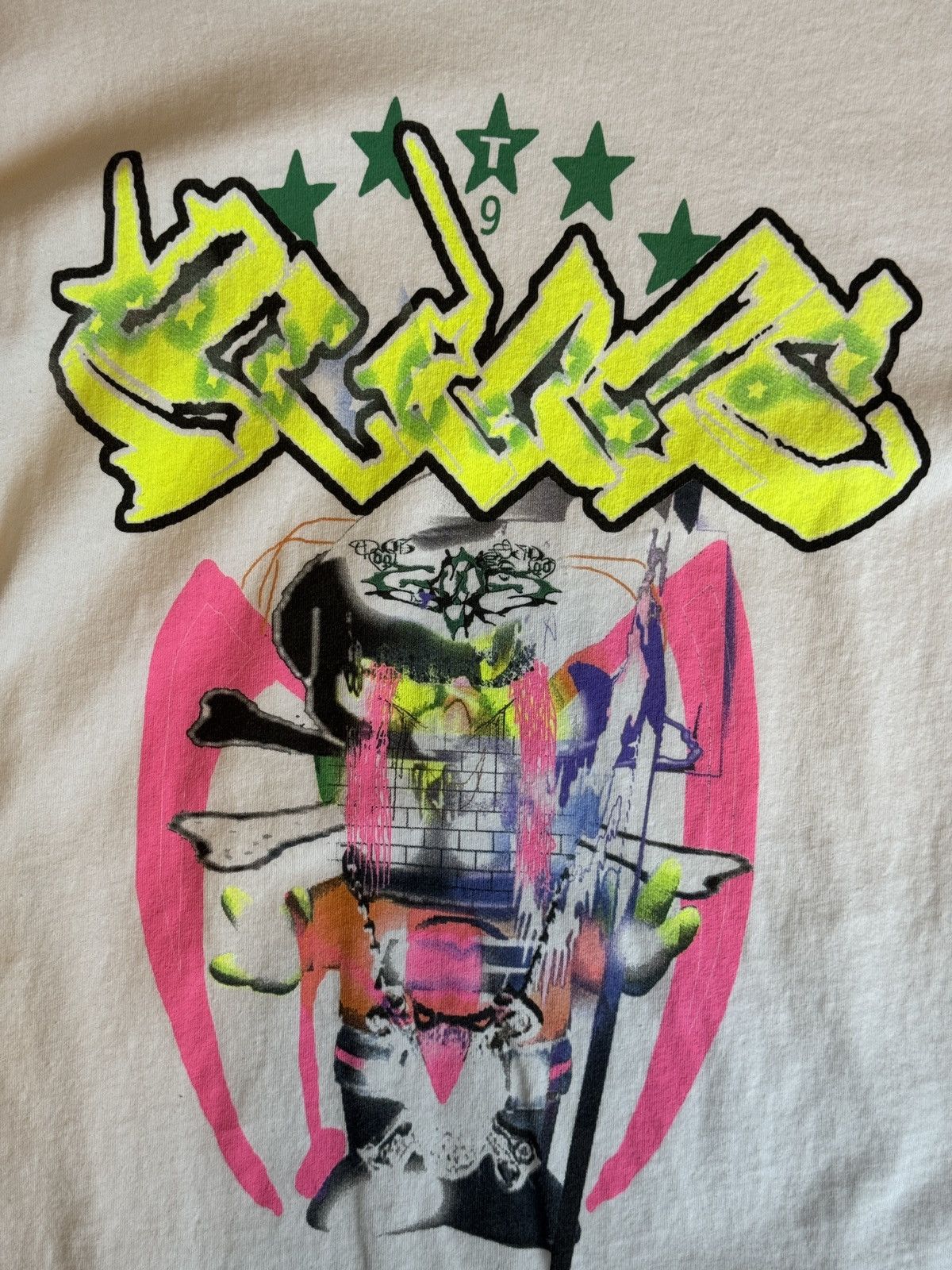 Drain Gang × Sad Boys Bladee Virus Graphic Tee Size US S / EU 44-46 / 1 - 2 Thumbnail