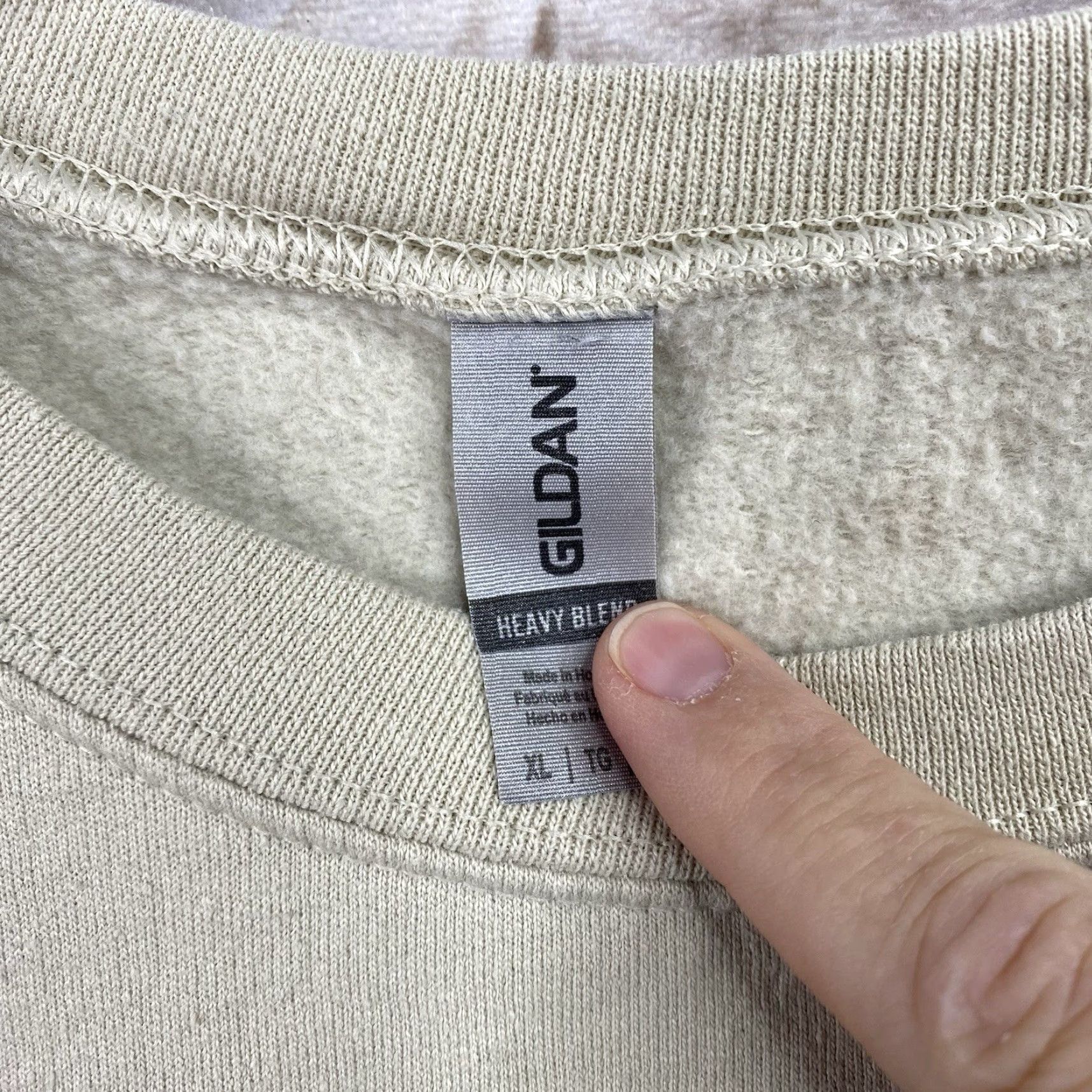 Gildan Gildan Heavy Blend Sweatshirt XL Beige Attitude Problem Not My Problem Graphic Pullover Crew Neck Long Sleeve Women Heavyweight Size XL / US 12-14 / IT 48-50 - 5 Thumbnail