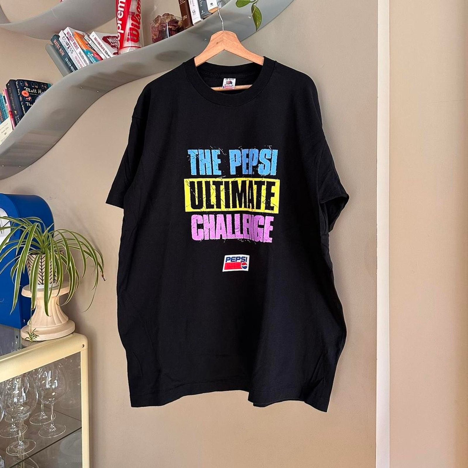 Fruit Of The Loom × Vintage Vintage Pepsi Promo Shirt Size US XL / EU 56 / 4 - 1 Thumbnail