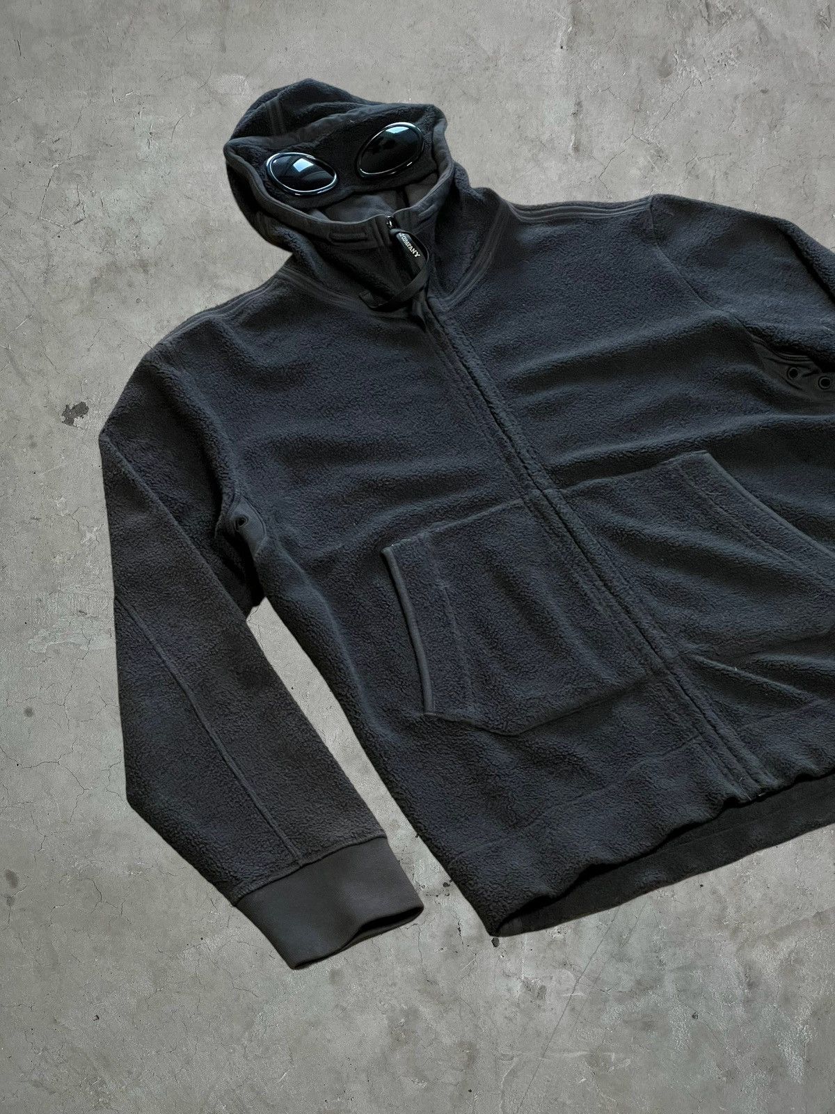 C.P. Company C.P. Company Fleece Goggle Hooded Zip-up Size US XL / EU 56 / 4 - 3 Thumbnail