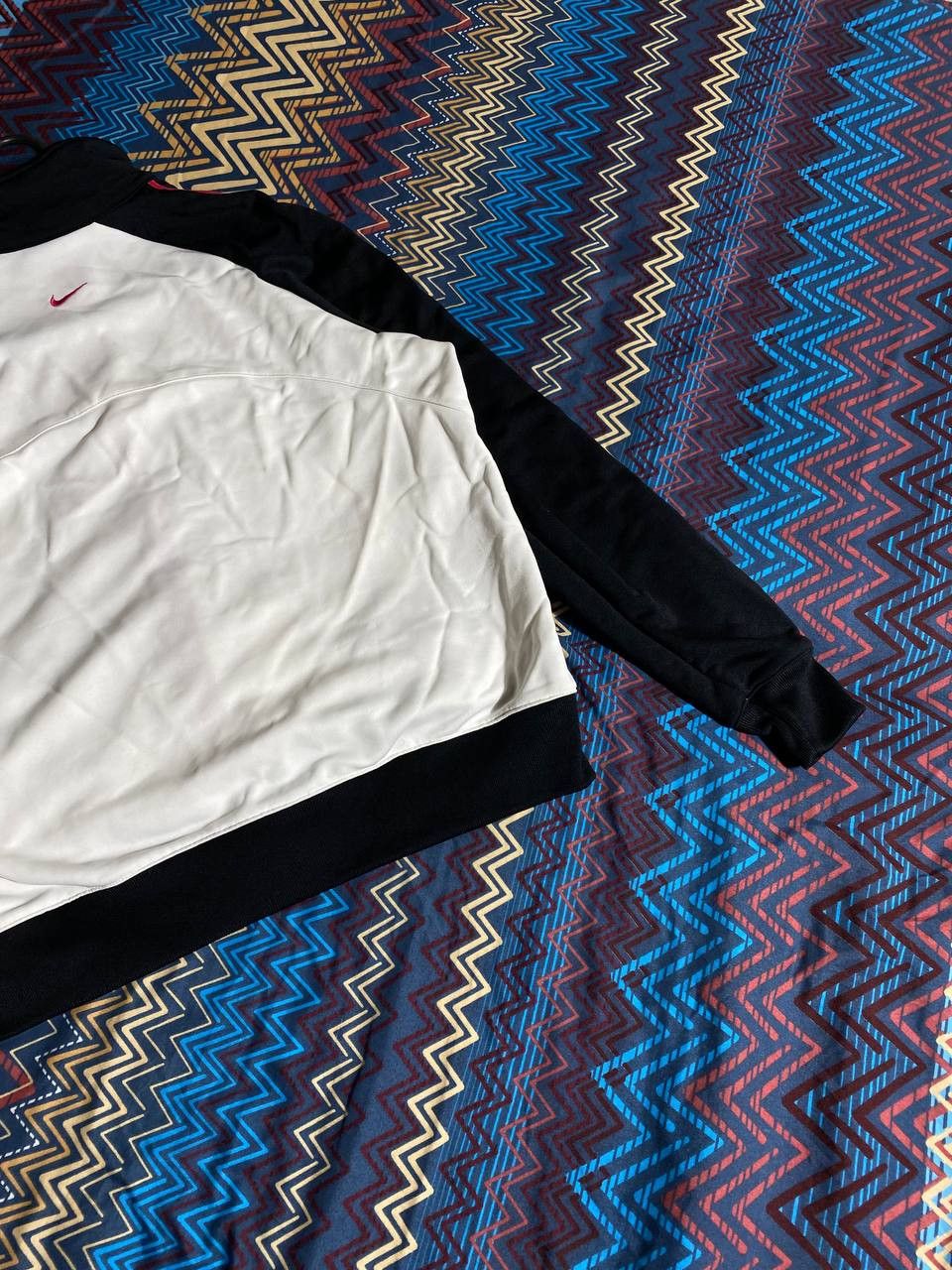 Nike × Vintage Nike vintage y2k big logo sweater zip up sweatshirt Size US L / EU 52-54 / 3 - 15 Thumbnail