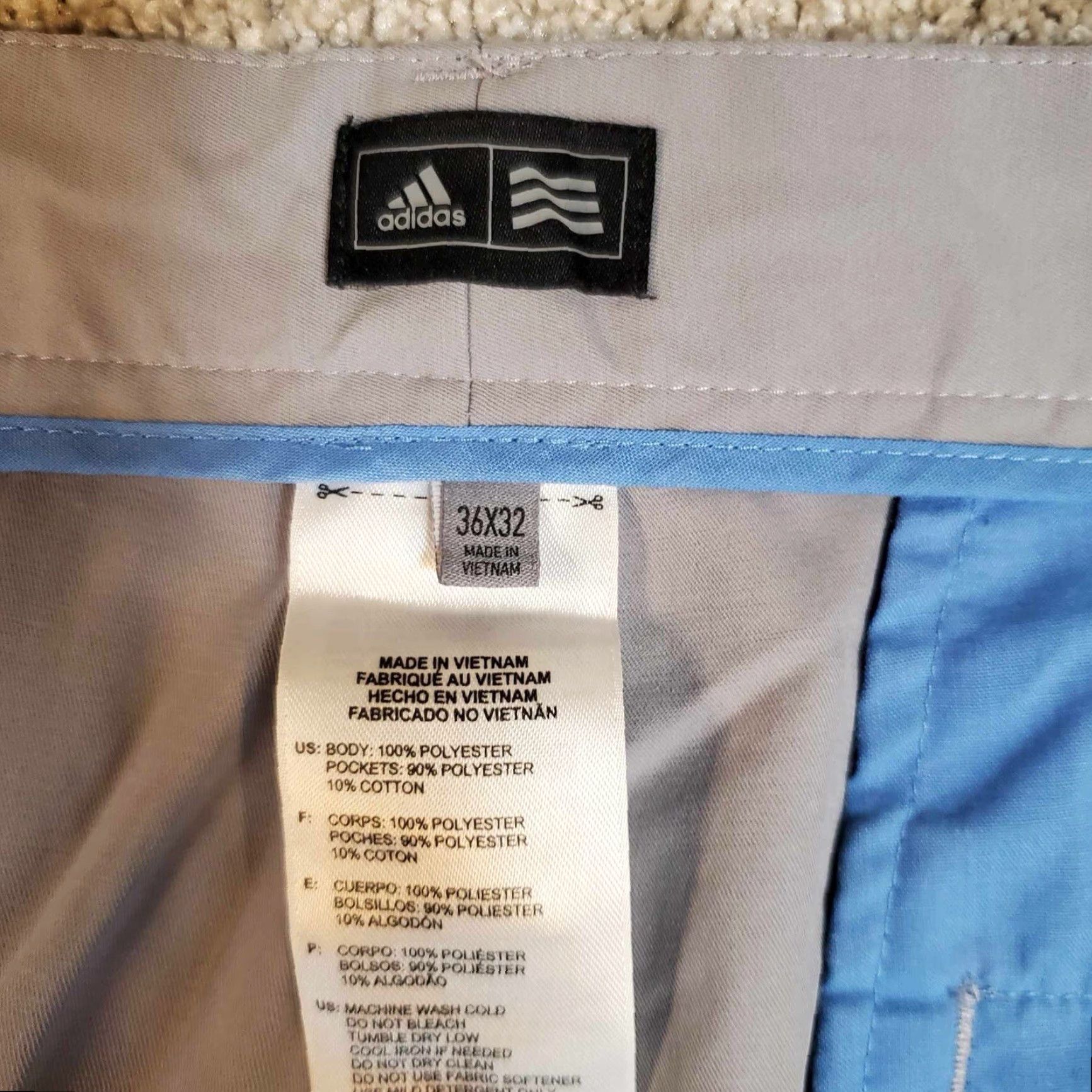 Adidas Adidas Climalite Dress Pants Golf Gray 36x32 Mens Regular Size US 36 / EU 52 - 3 Thumbnail