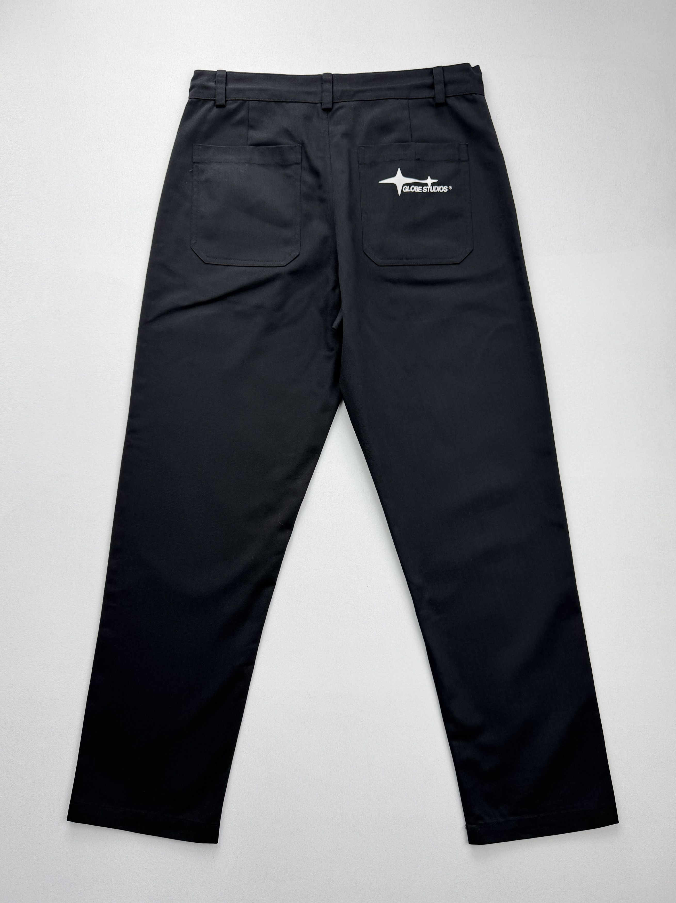 Vintage Globe Studios Workwear Skateboarding Black Trousers Pants Size US 30 / EU 46 - 4 Thumbnail