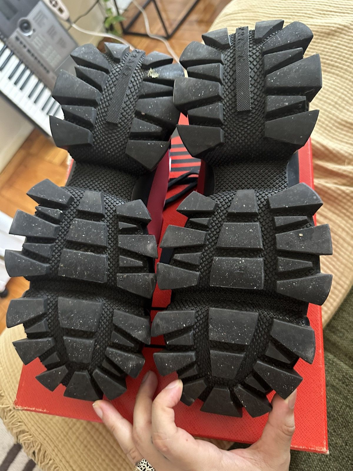 Prada Prada Cloudbust Thunder Black/Red US 10.5 Size US 10.5 / EU 43-44 - 7 Thumbnail