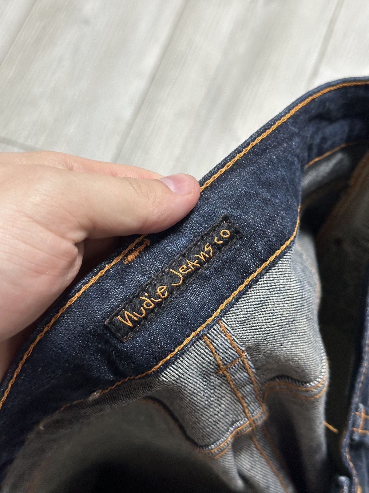 Nudie Jeans NUDIE JEANS Wash:Cloudy Steel Blue Men's Jeans Size W31 L32 Size US 31 - 6 Thumbnail