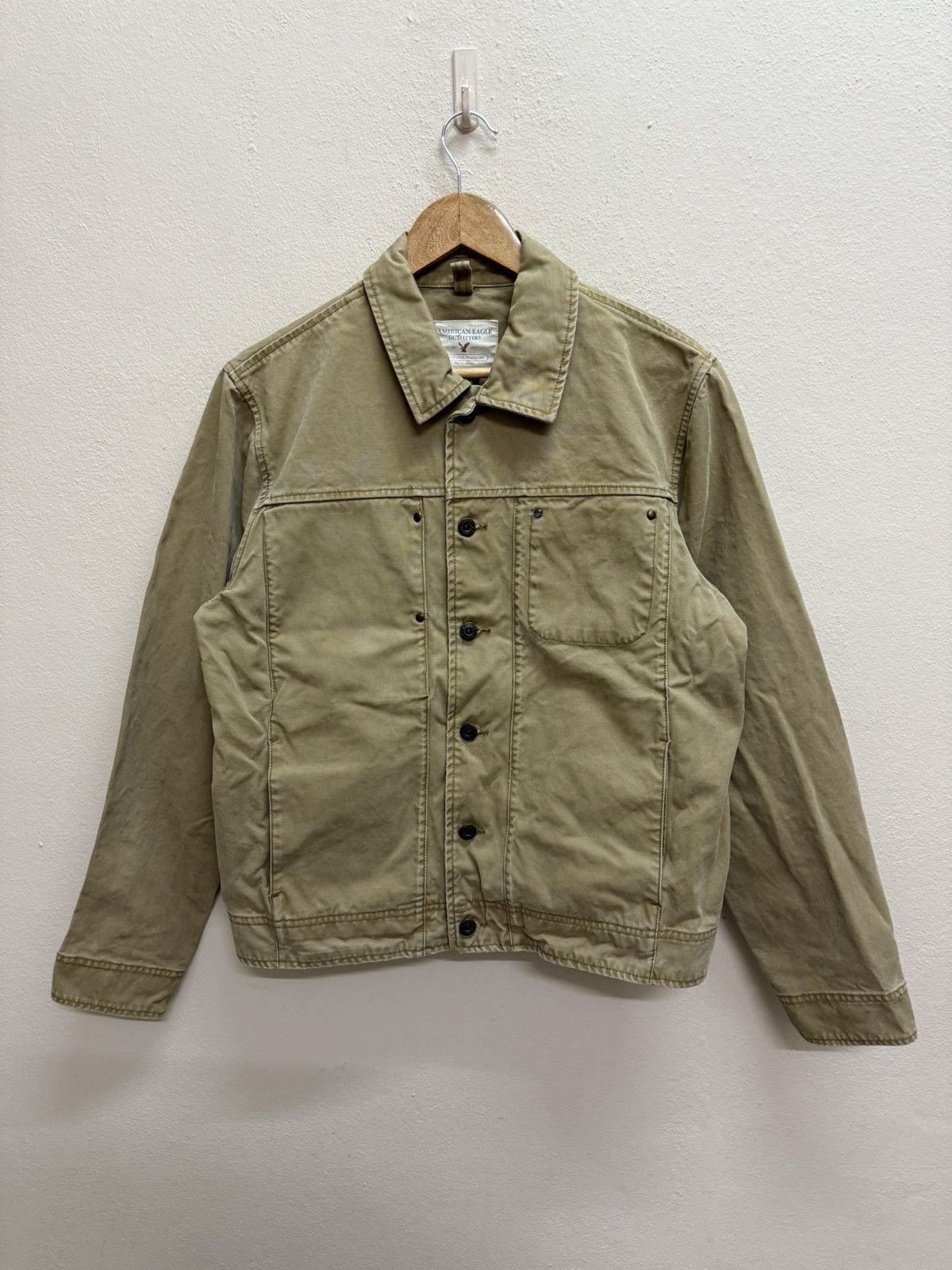 American Eagle Outfitters AMERICAN EAGLES OUTFITTERS KHAKIS WORKER JACKET Size US S / EU 44-46 / 1 - 12 Thumbnail