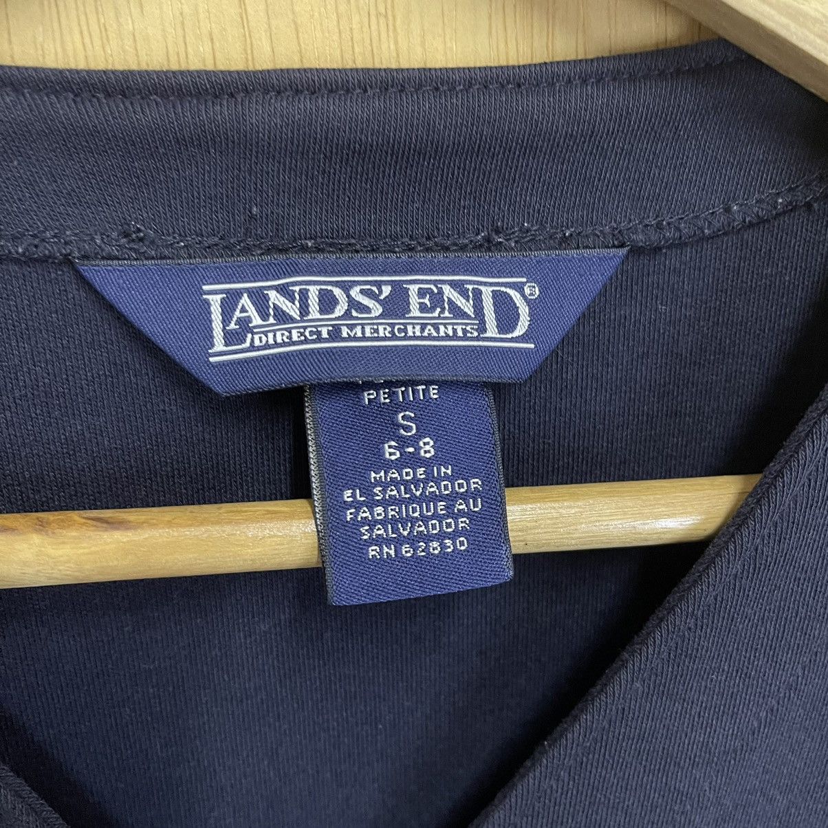 Japanese Brand × Lands' End × Vintage Vintage 90’s LAND END Button Sweater Size US S / EU 44-46 / 1 - 7 Thumbnail