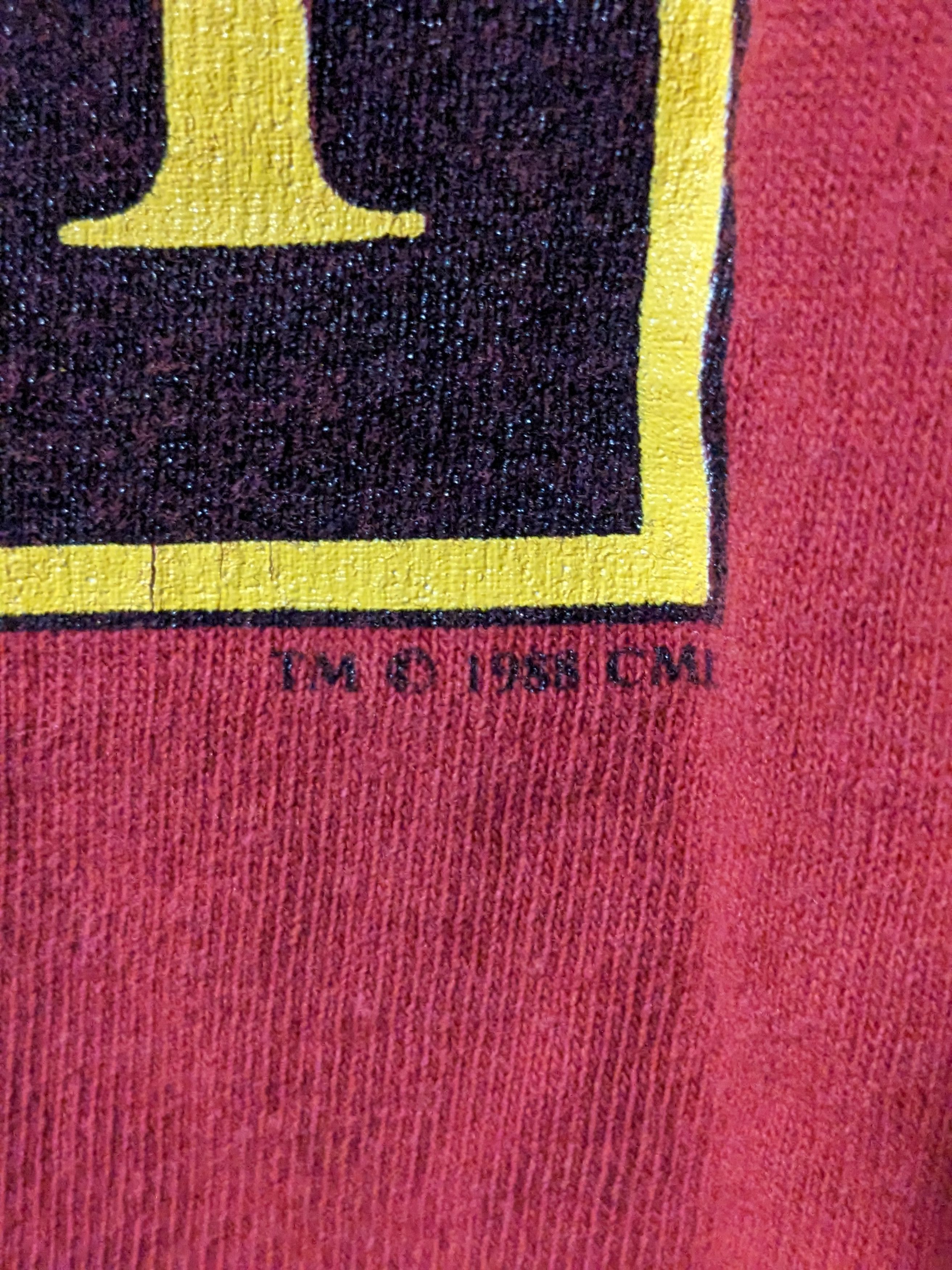 Vintage Vintage 1988 Miss Saigon Broadway Show Red Medium T-Shirt Size US M / EU 48-50 / 2 - 14 Thumbnail
