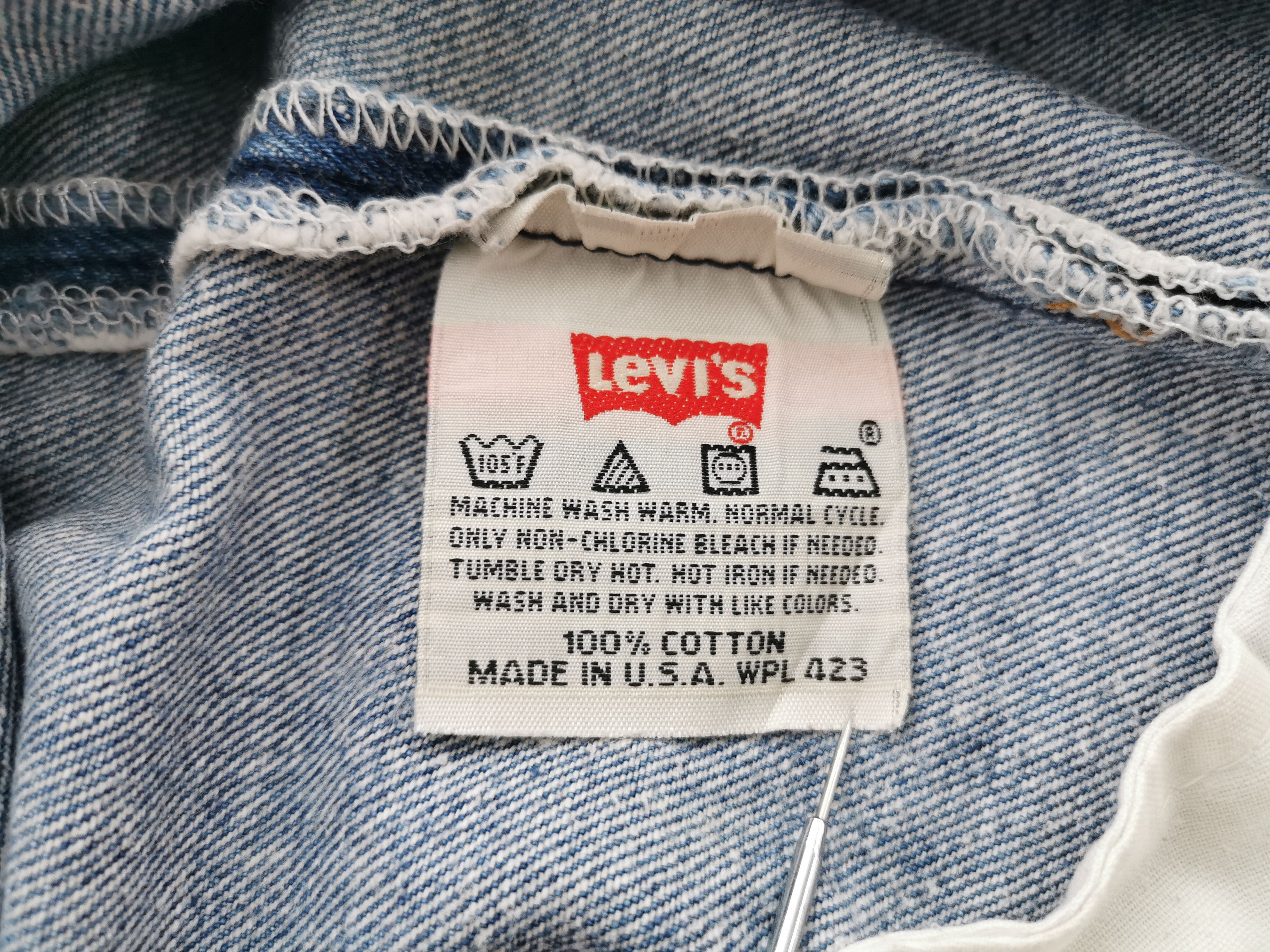 Levi's Vintage 90's Levis Lot 501 Denim Made In USA Size 30/36x32 Size US 36 / EU 52 - 8 Thumbnail