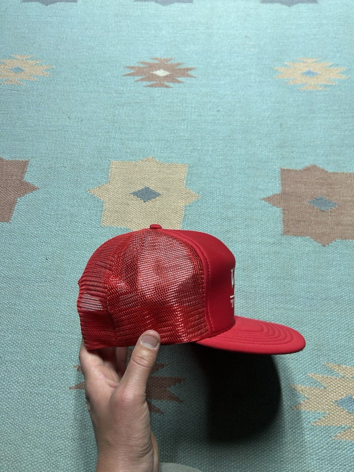 Vintage Vintage trucker hat mesh WWL tree movers red snapback AS IS Size ONE SIZE - 7 Thumbnail