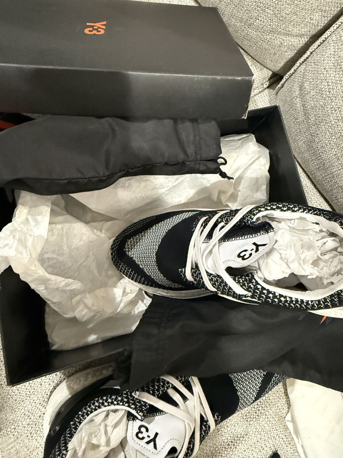 Adidas × Y-3 Y-3 Pure Boost ZG Knit – Yohji Yamamoto (Black Multi) Size US 8.5 / EU 41-42 - 8 Thumbnail