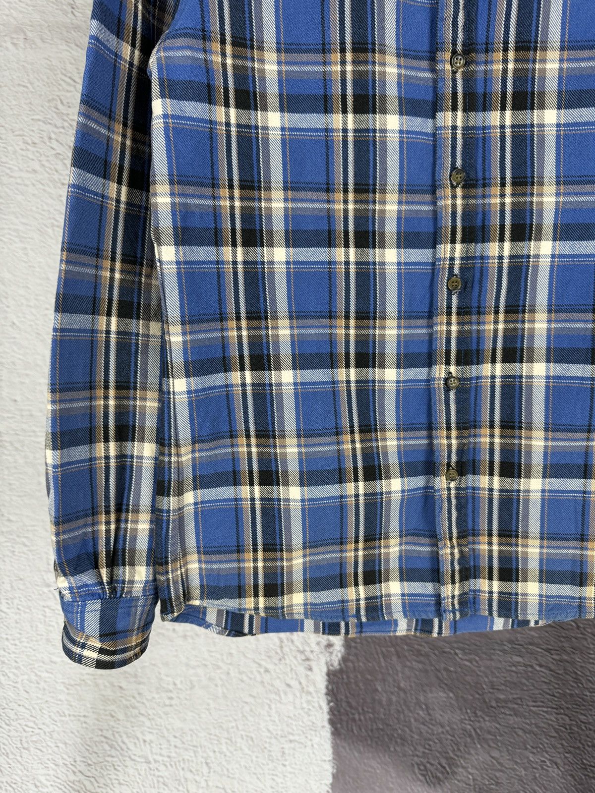 Japanese Brand Azul by Moussy Wardrobe Trunk checkered flannel shirt Size US M / EU 48-50 / 2 - 6 Thumbnail