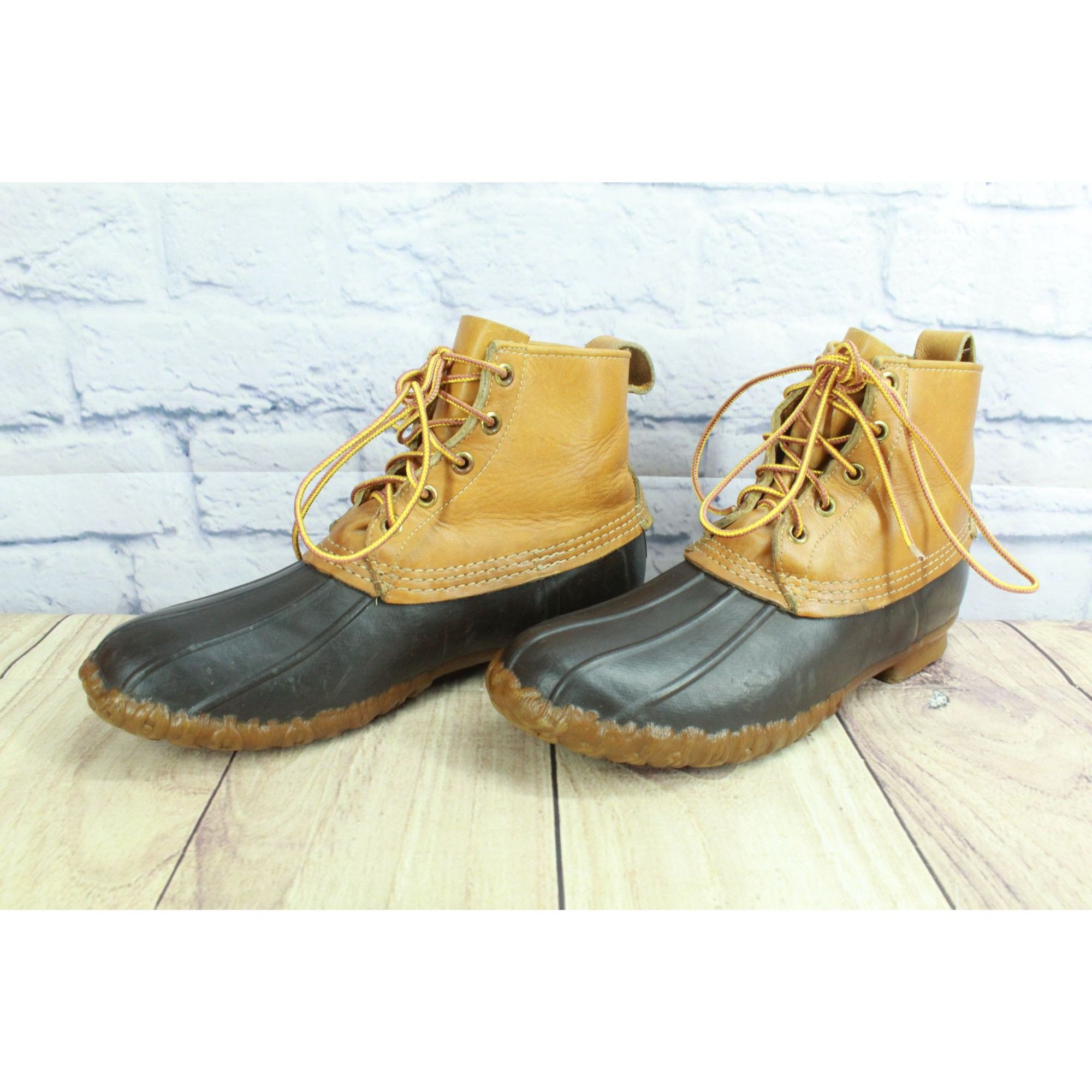 L.L. Bean Vintage LL Bean Men’s Brown Hunting Duck Boots 7N Size US 7 / EU 40 - 3 Thumbnail