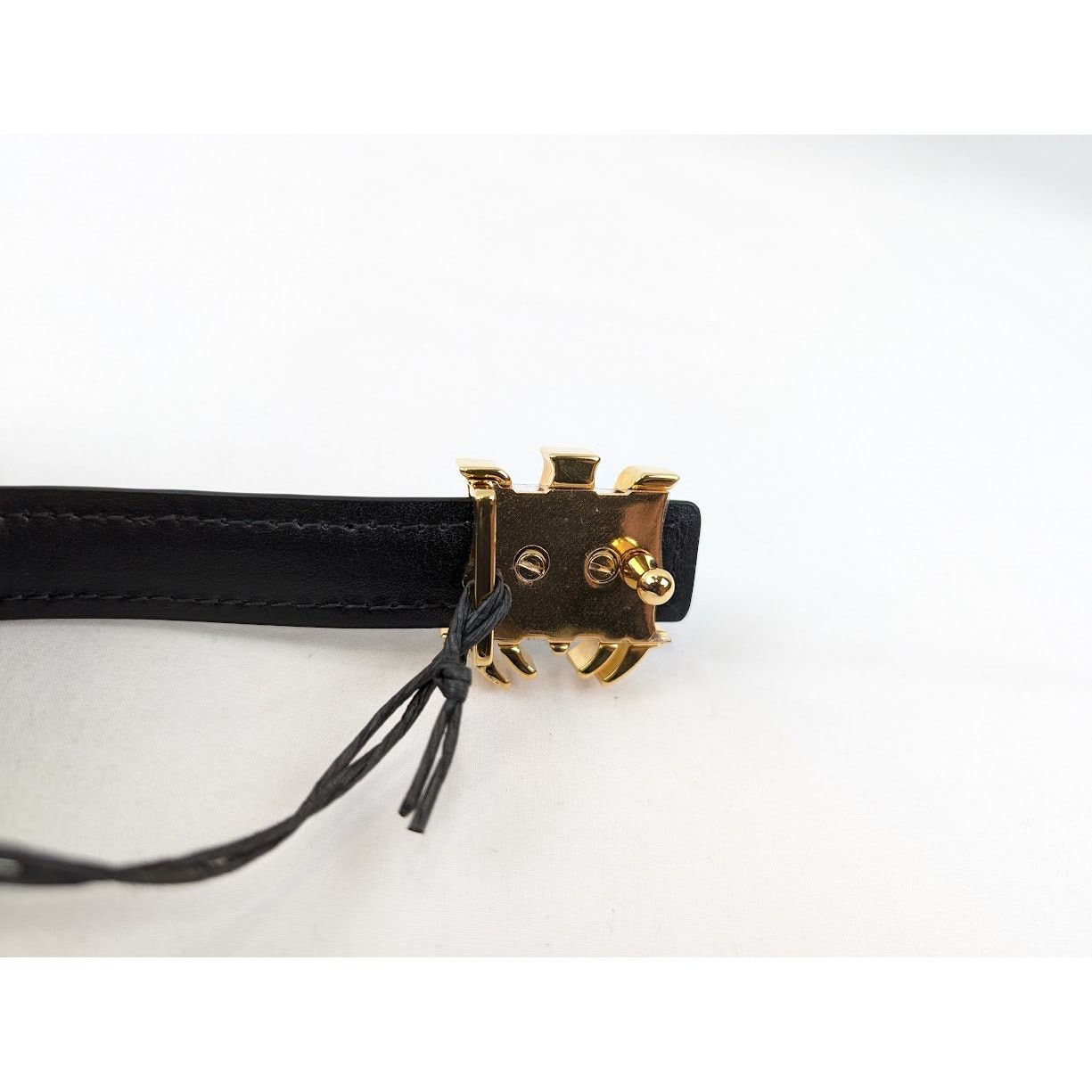 Amiri o1rshd1 Size:100 / Nappa "MA" 2CM Belt in Black Size 40 - 3 Thumbnail