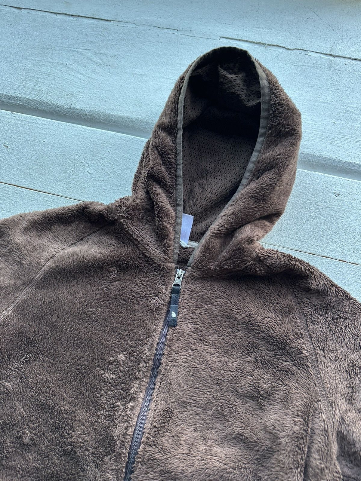 The North Face 🚨Crazy Mocha Brown TNF Fleece Zip-Up Jacket Cozy Fuzzy Size M / US 6-8 / IT 42-44 - 6 Thumbnail