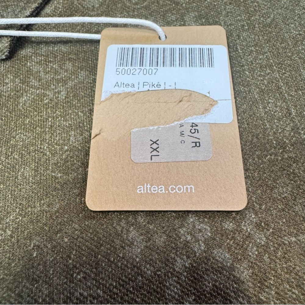 Altea NWT New Altea Paisley Khaki Cotton Polo Shirt Made In Italy Size US L / EU 52-54 / 3 - 6 Thumbnail