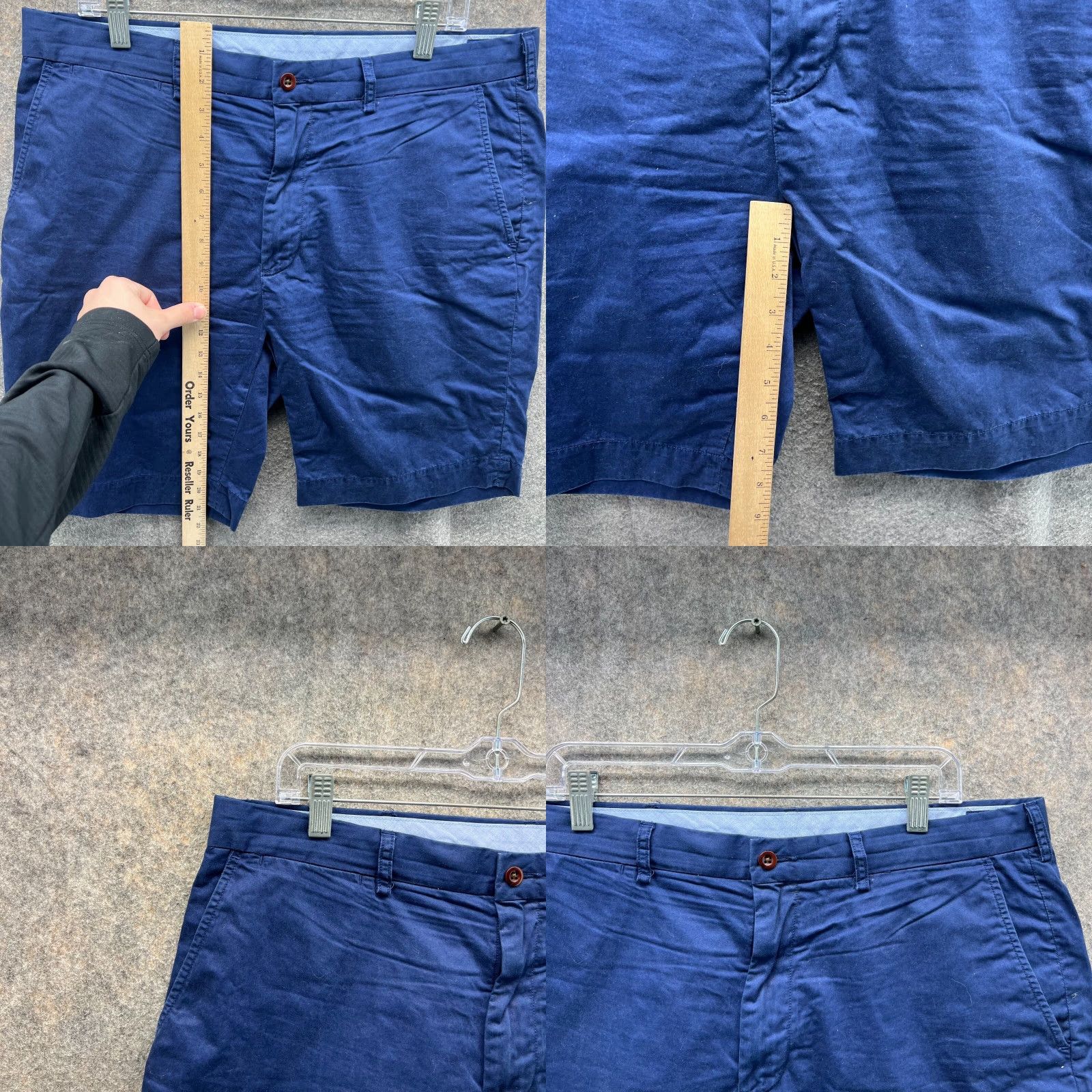 Polo Ralph Lauren VINTAGE Polo Ralph Lauren Shorts Mens 36 Blue Navy Chino Flat Front Classic Pony Size US M / EU 48-50 / 2 - 8 Thumbnail