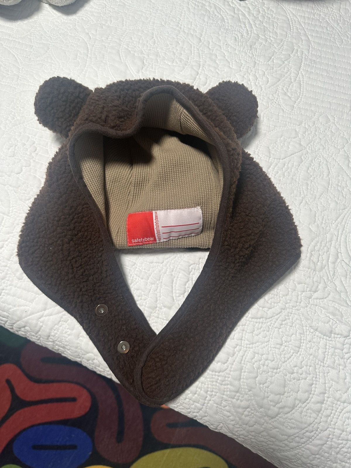 Designer Safety Bear hat *rare* Grailed