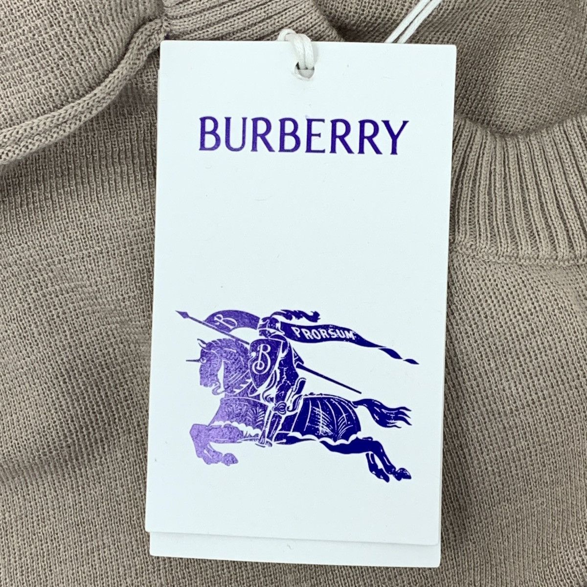 Burberry Burberry Brown Wool Crew Neck Long Sleeve Knit Sweater K26WX Size US L / EU 52-54 / 3 - 7 Thumbnail