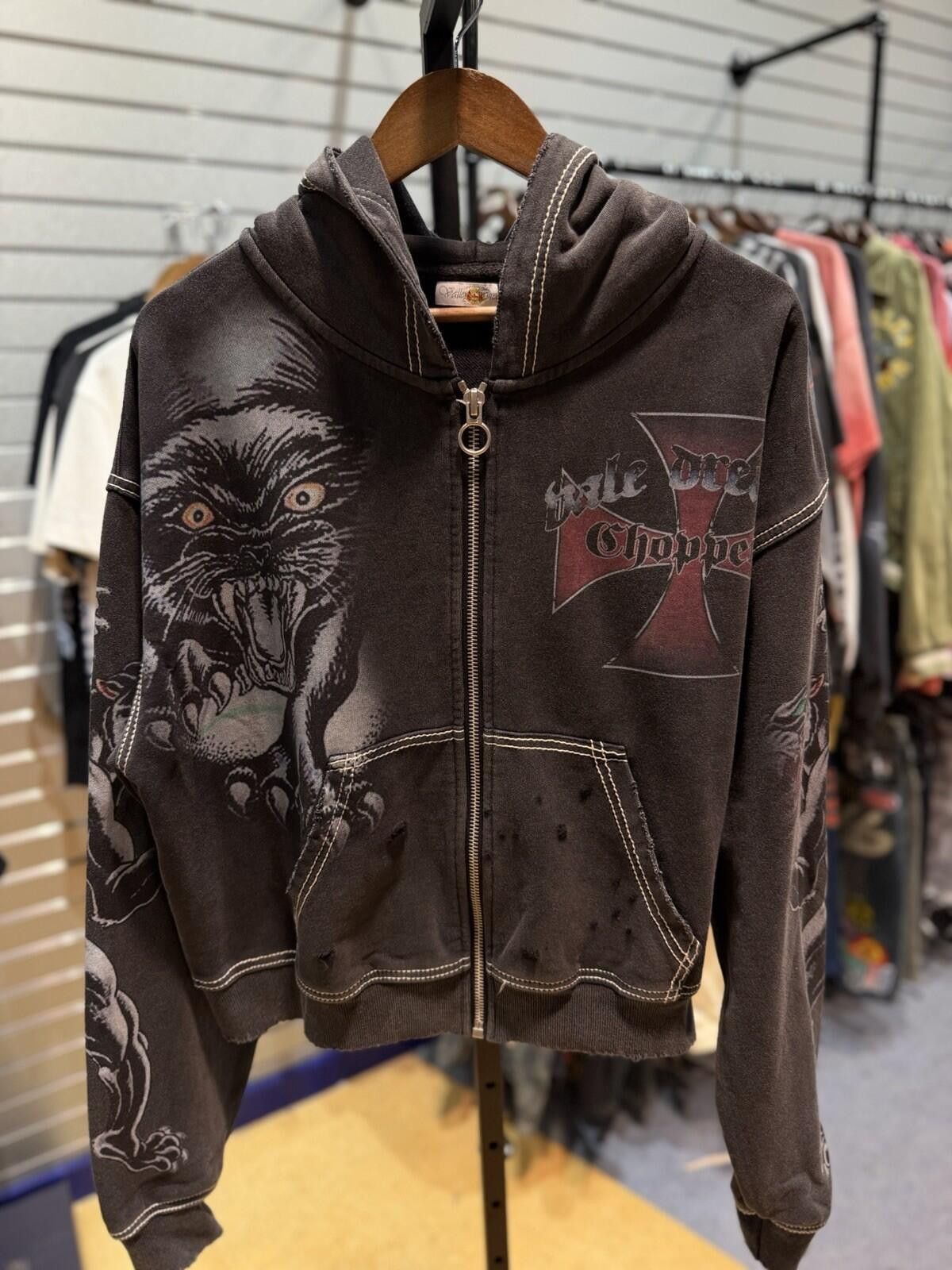 Vale M - Vale Zip Up Black Hoodie Authentic Valley Vale Forever Size US M / EU 48-50 / 2 - 3 Thumbnail