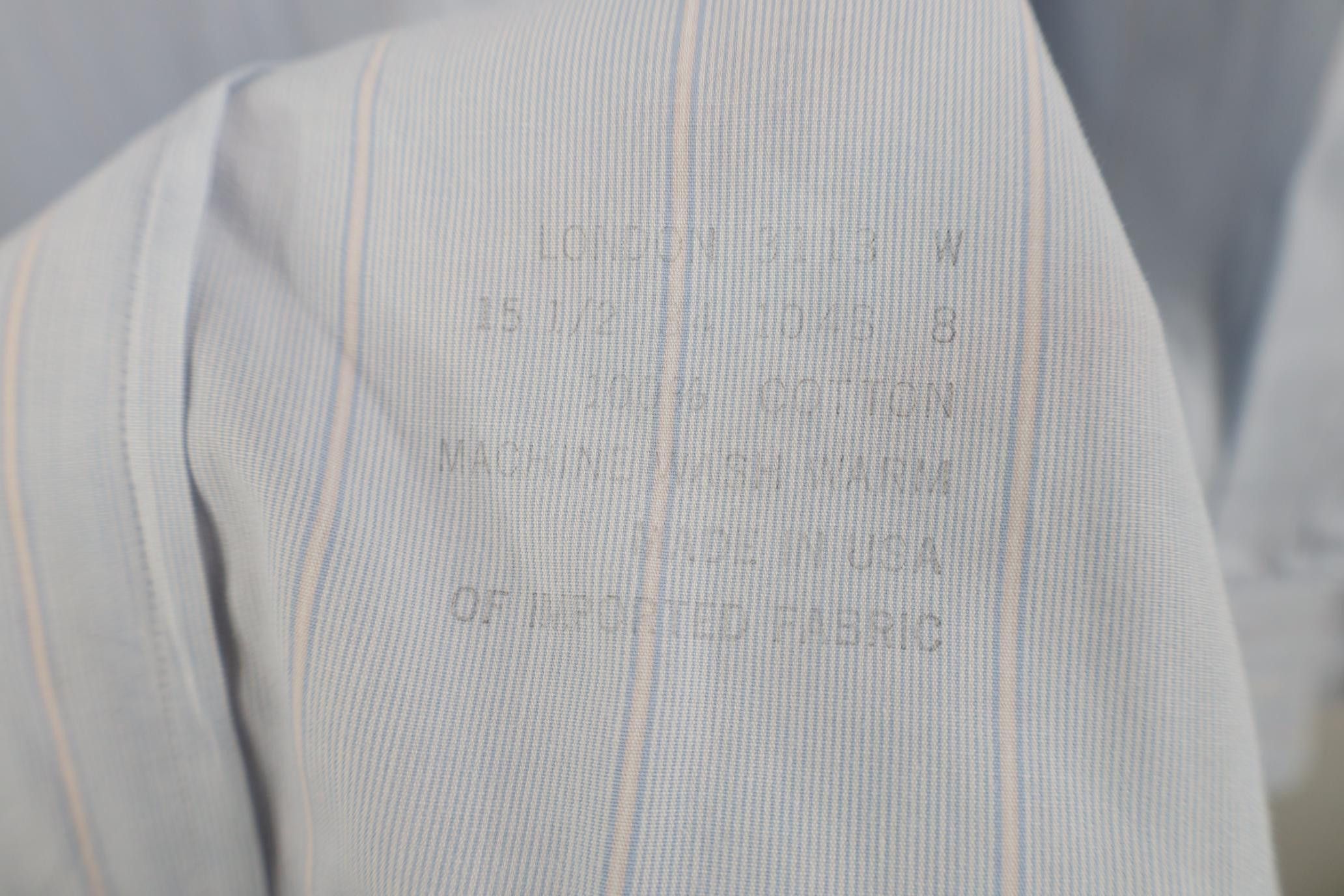 Vintage Vintage 70s Sanforized Cotton Striped Button Shirt Blue USA Size US M / EU 48-50 / 2 - 4 Thumbnail