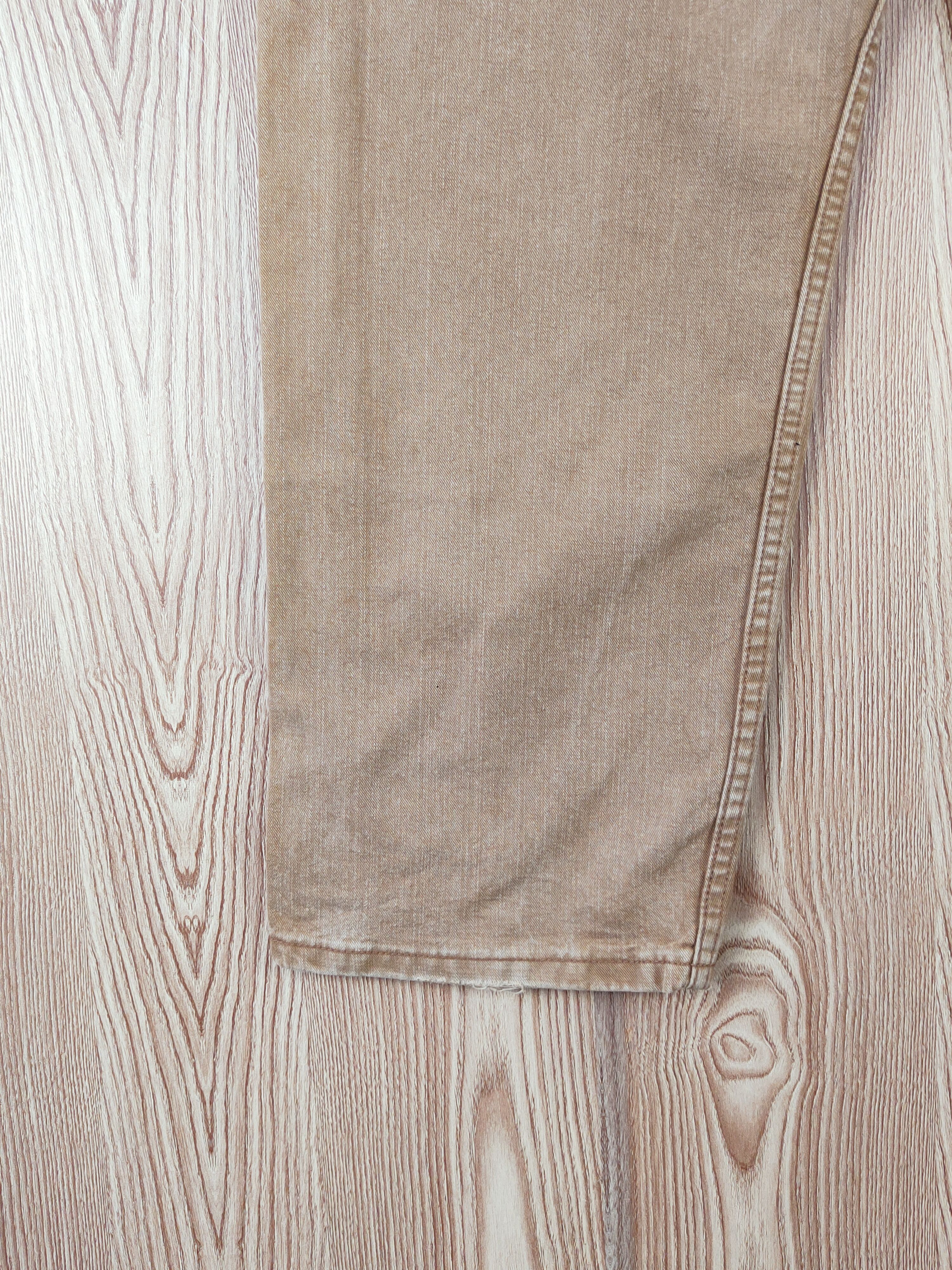 Lee Lee Dungarees Carpenter Brown Distressed Ripped Jeans #W109 Size US 32 / EU 48 - 10 Thumbnail