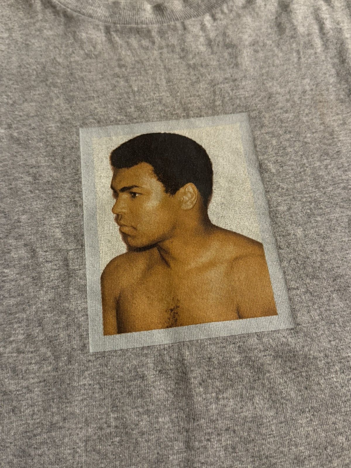 Supreme Supreme Muhammad Ali Andy Warhol Photo Gray Tee Size US M / EU 48-50 / 2 - 2 Thumbnail