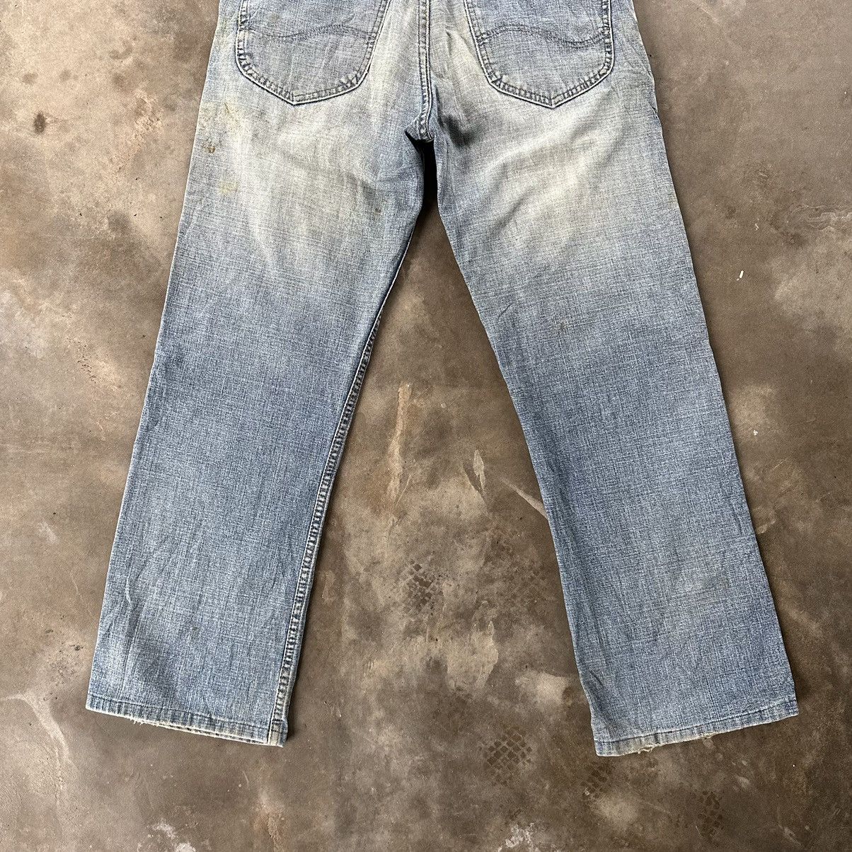 Japanese Brand W34 Vintage Lee Riders Faded Rusty Distressed Denim Jean Size US 34 / EU 50 - 12 Thumbnail