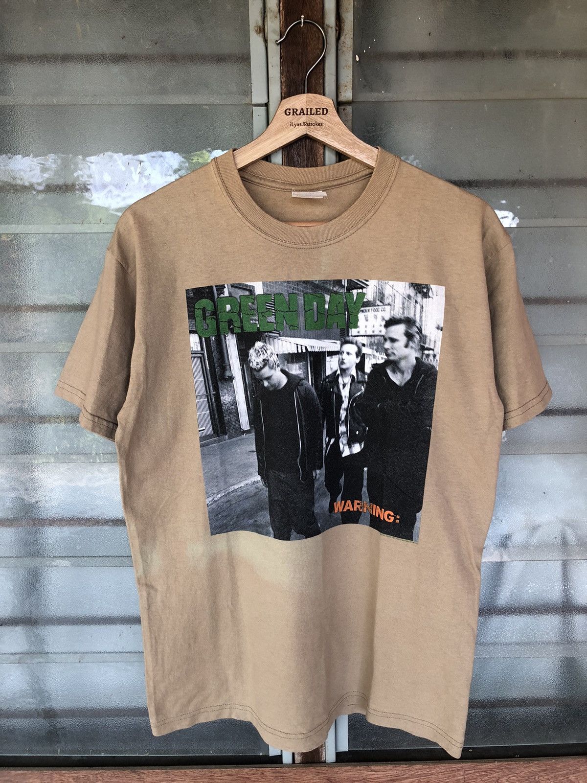 Band Tees Vintage Green Day Warning: Album Shirt Tee Size US M / EU 48-50 / 2 - 2 Thumbnail