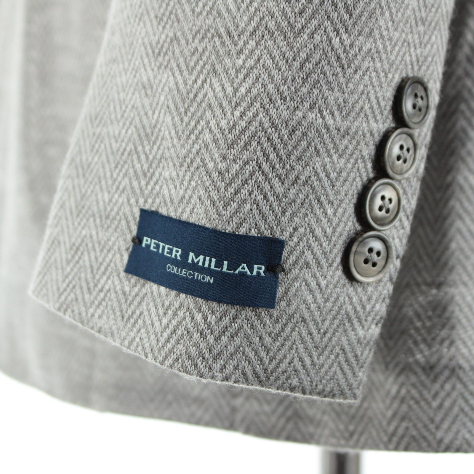Peter Millar Peter Millar Sport Coat Size 44 Regular US in Gray Size 44R - 4 Thumbnail