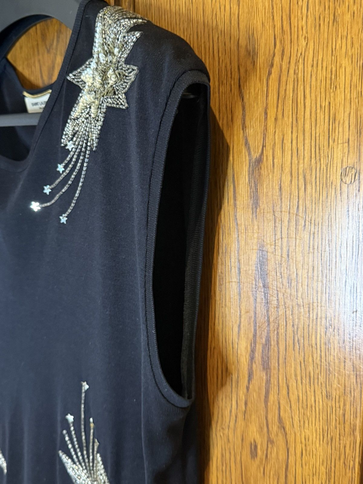 Saint Laurent Paris SS15 Saint Laurent Hedi Slimane starburst silk tank shirt M Size US M / EU 48-50 / 2 - 14 Thumbnail