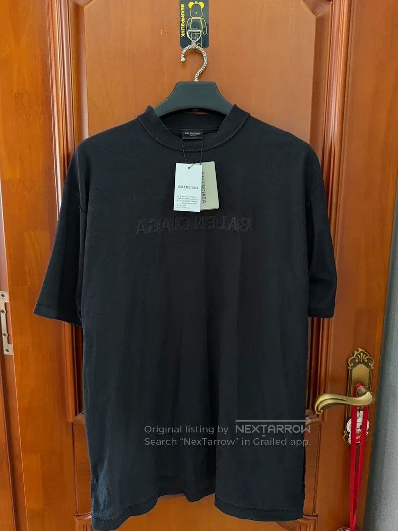 Balenciaga Balenciaga Double-sided embroidered logo short-sleeve Size US S / EU 44-46 / 1 - 1 Thumbnail