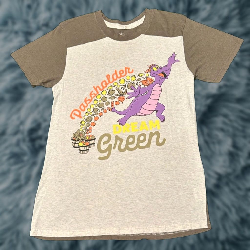 Disney Disney Parks Figment T-Shirt SMALL Unisex White/Green Flower and Garden Festival 2020 Epcot Passholder Size US S / EU 44-46 / 1 - 1 Thumbnail