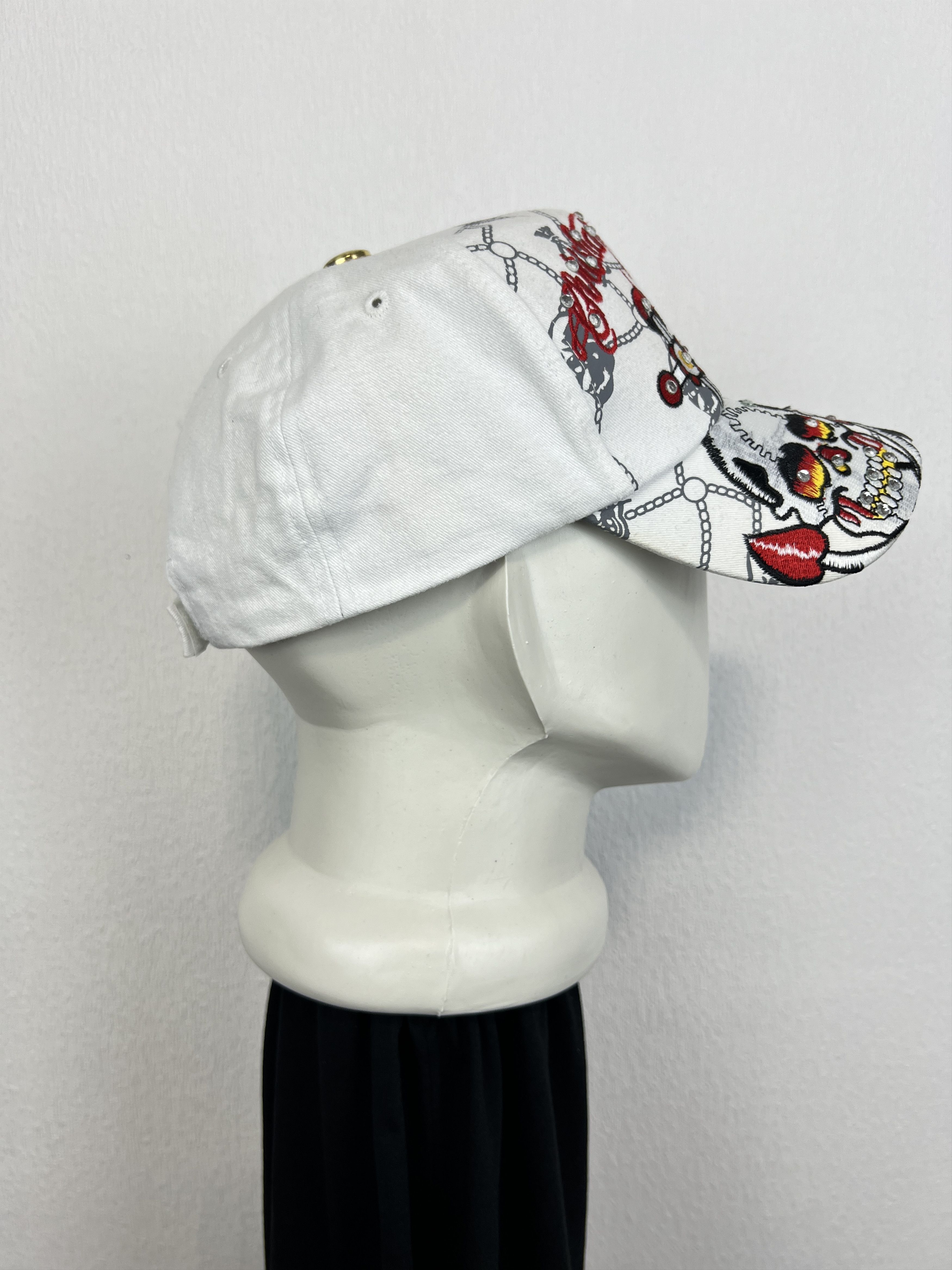Ed Hardy Ed Hardy Christian Audigier Skull Tiger Cap Hat Love Kills Size ONE SIZE - 3 Thumbnail