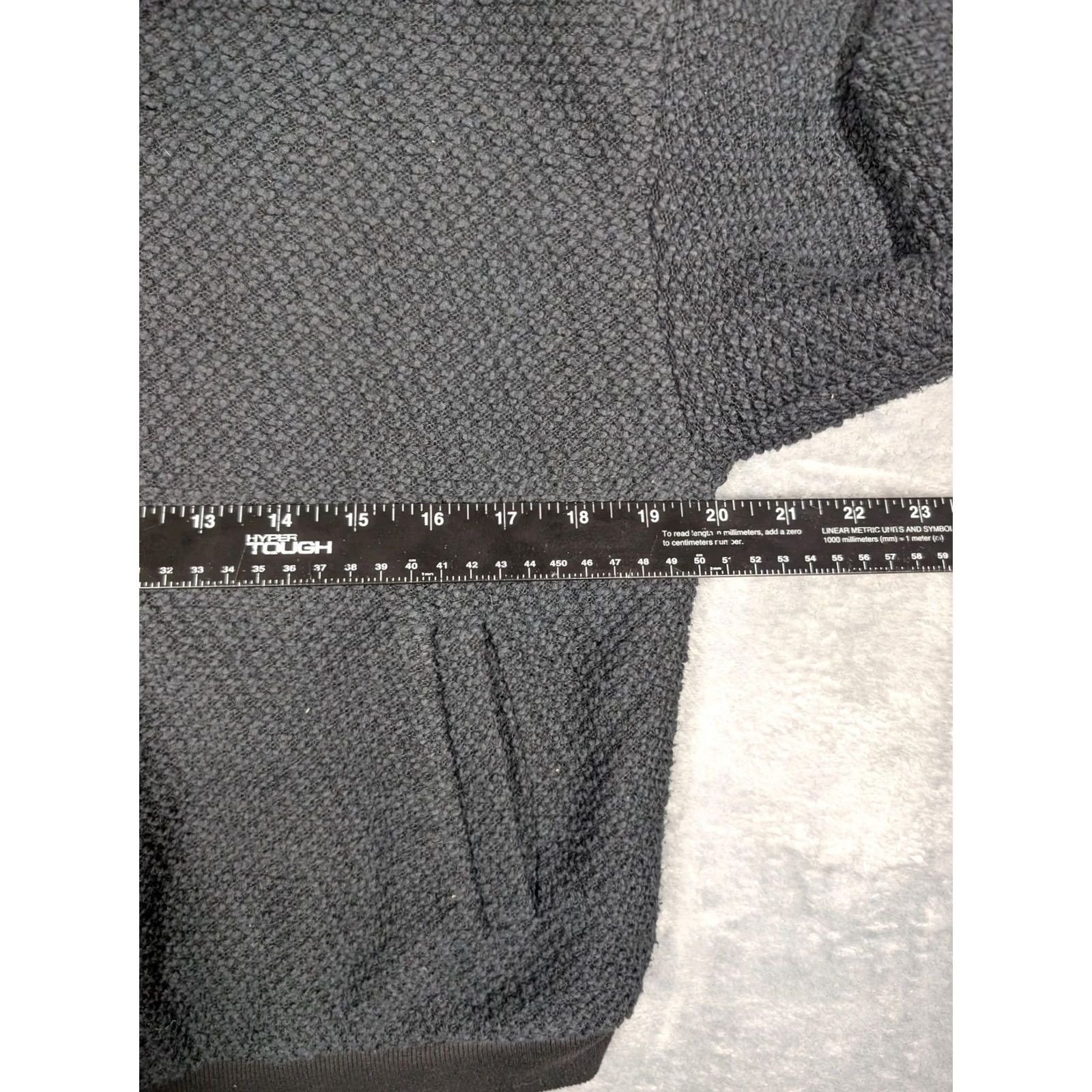 Marine Layer Marine Layer Jacket Womens Medium Black Textured Knit Bomber Full Zip Casual Size M / US 6-8 / IT 42-44 - 3 Thumbnail