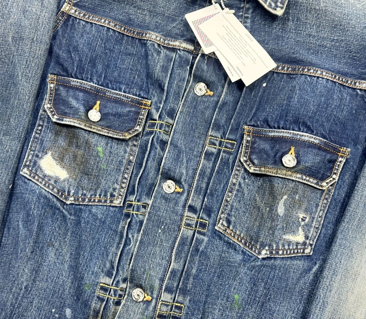 Visvim VISVIM 19SS 101 JKT JUMBO DRY DMGD-1005 DRY5 Size US L / EU 52-54 / 3 - 4 Thumbnail