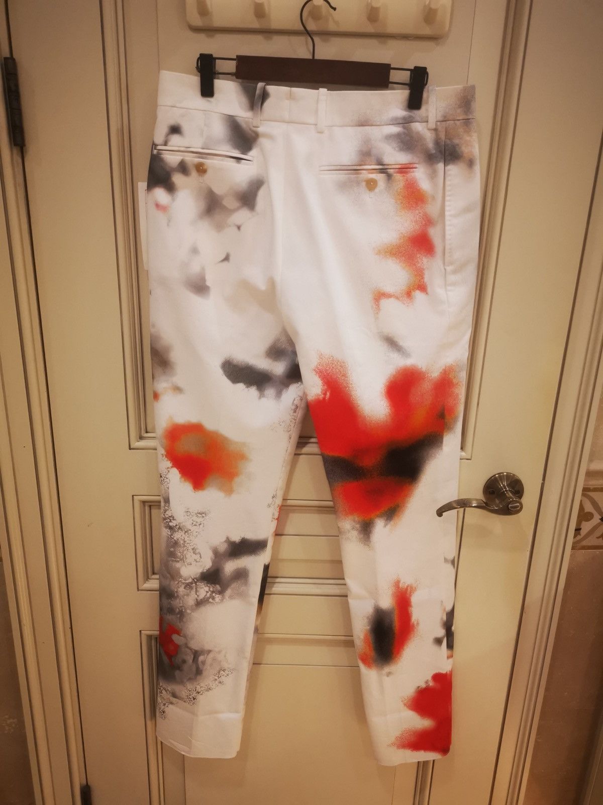 Alexander McQueen obscured flower print pants size48 Size US 31 - 12 Thumbnail