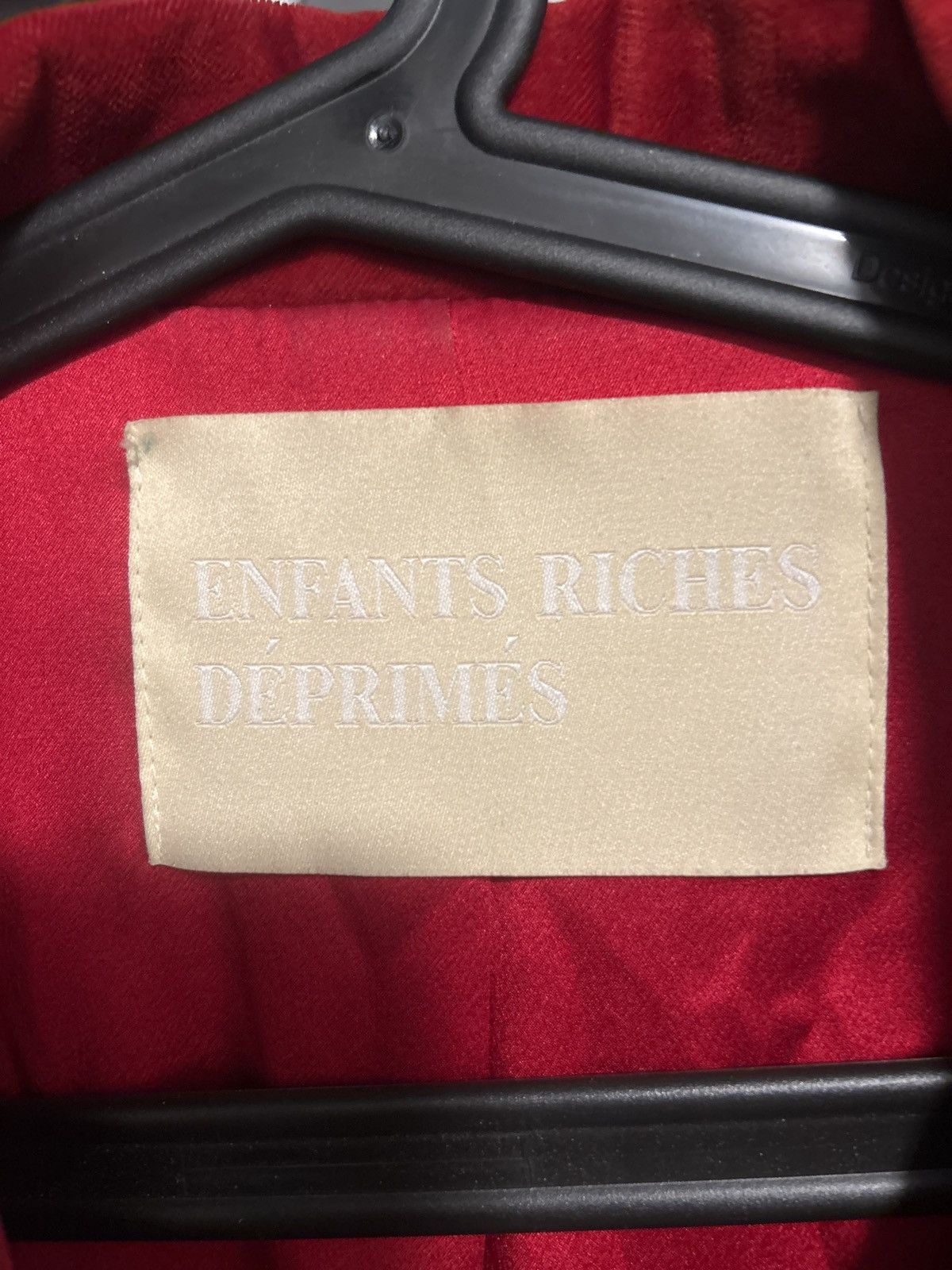 Enfants Riches Deprimes Enfants Riches Deprimes 18ss iconic red velvet blazer Size 50L - 7 Thumbnail