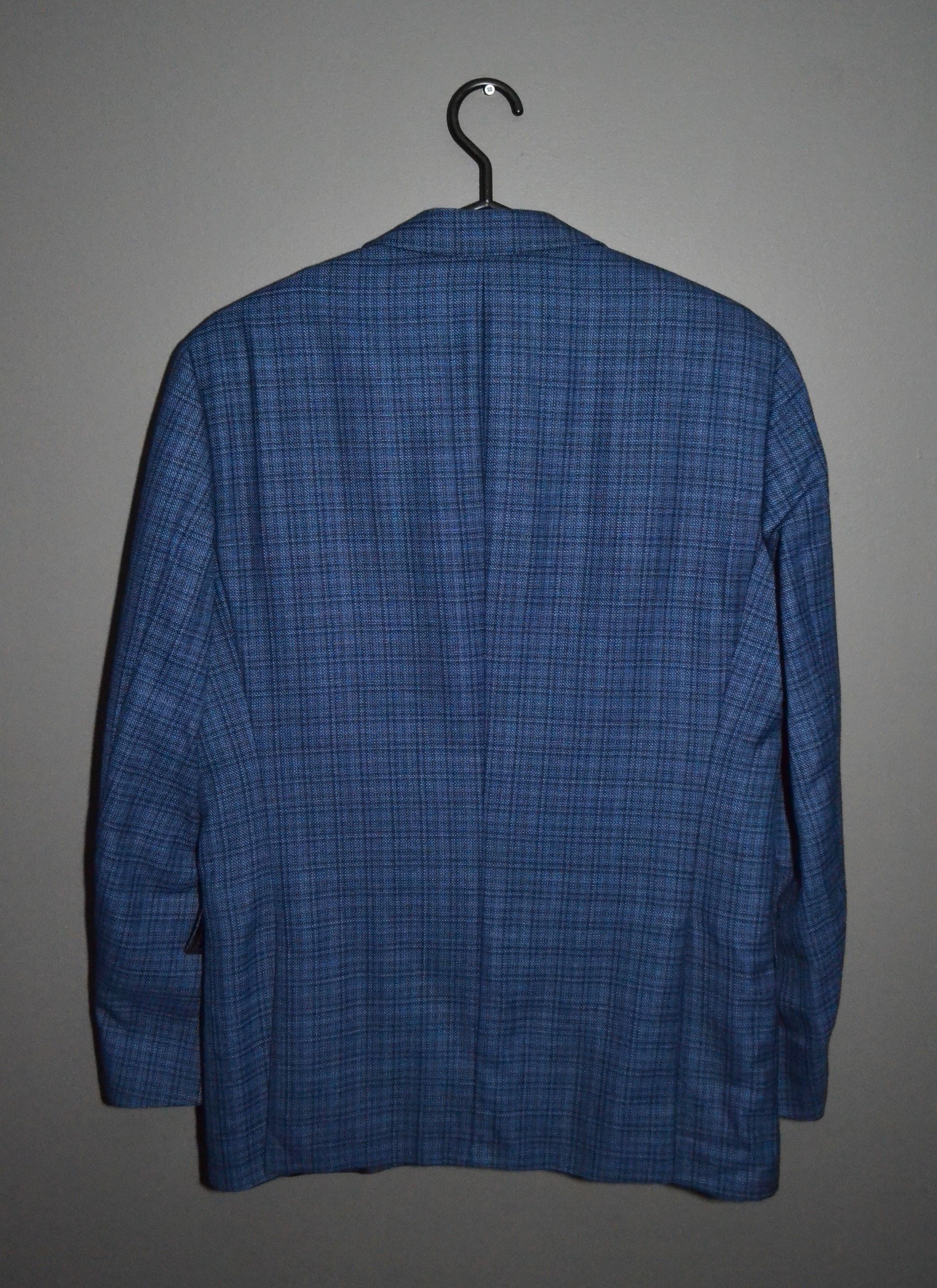Hugo Boss Hugo Boss Hutsons3 Check Woolen Blazer 48 Drago Super 120 Size 38R - 9 Thumbnail